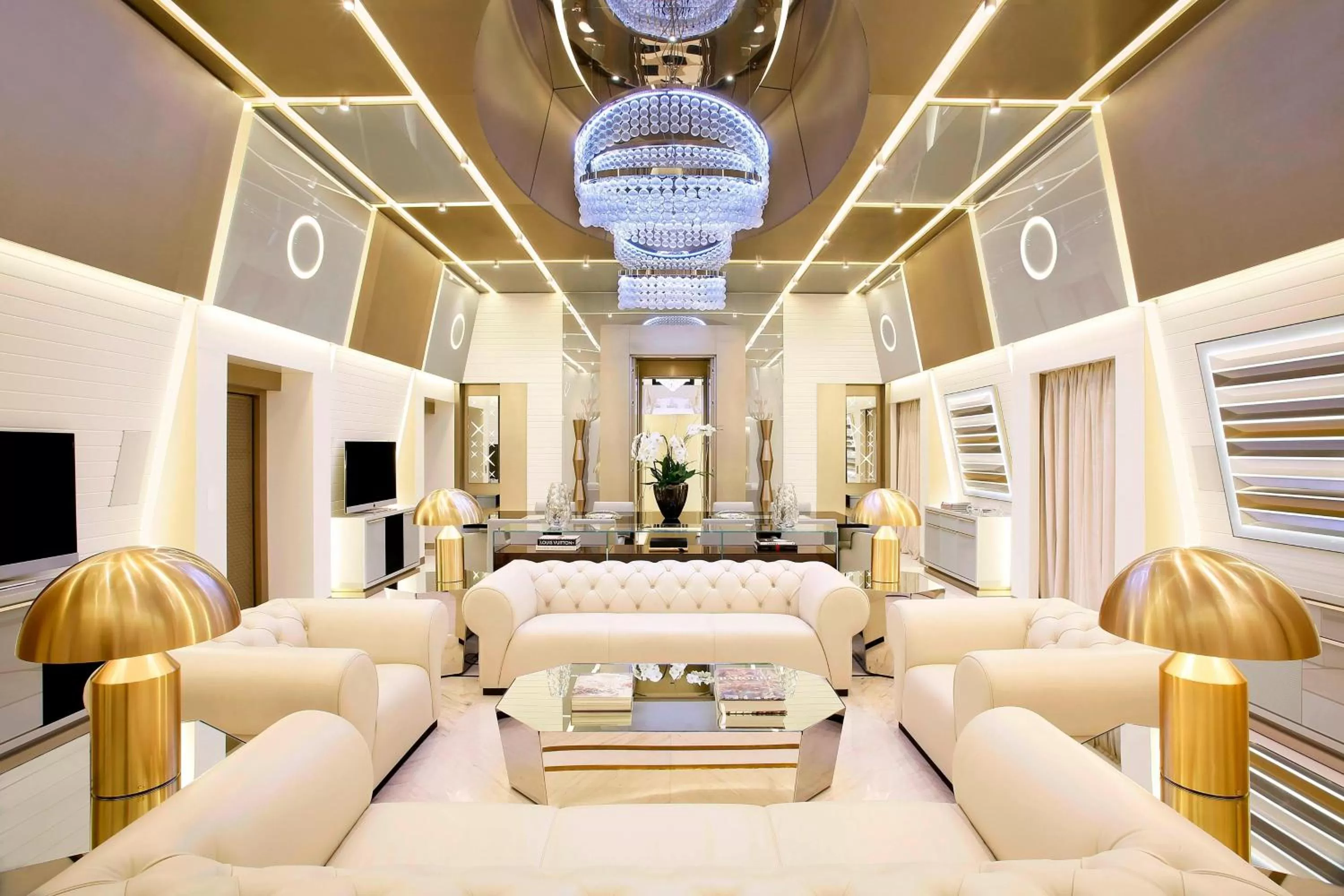Living room in Excelsior Hotel Gallia, a Luxury Collection Hotel, Milan