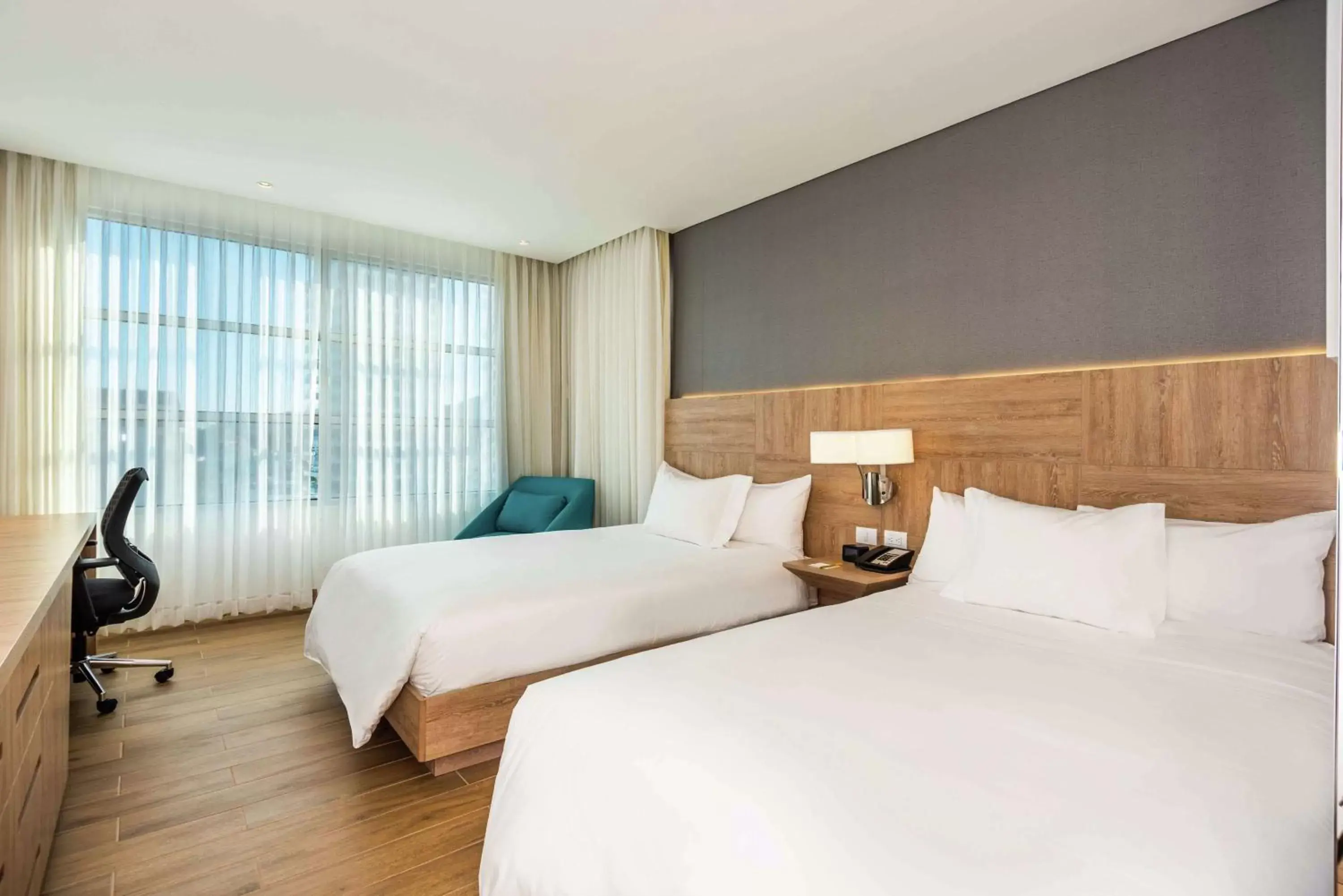 Double Room with Two Double Beds in Hilton Garden Inn Santa Marta Double Room with Two Double Beds in Hilton Garden Inn Santa Marta