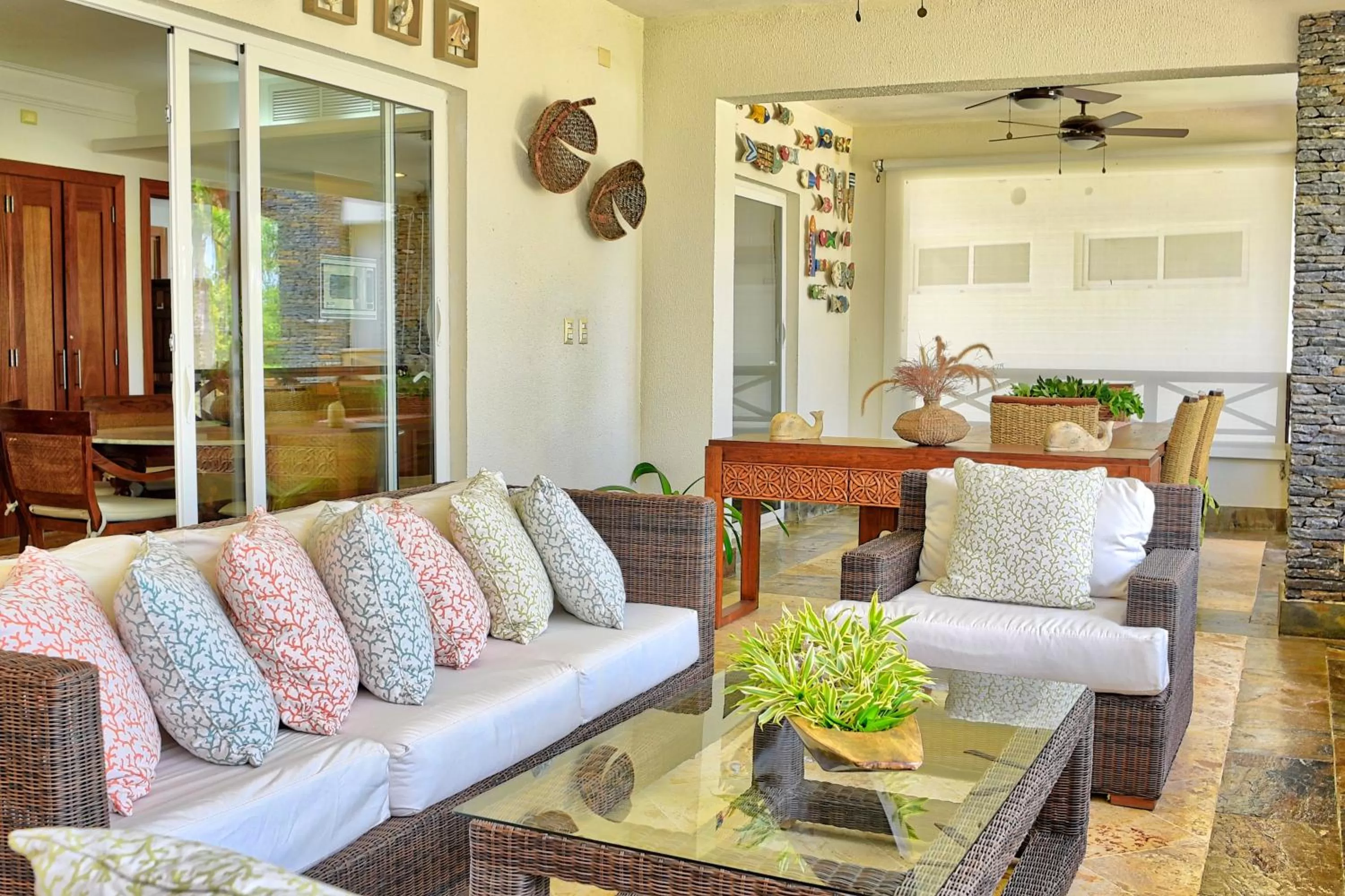 Seating area in Xeliter Balcones del Atlantico - Las Terrenas