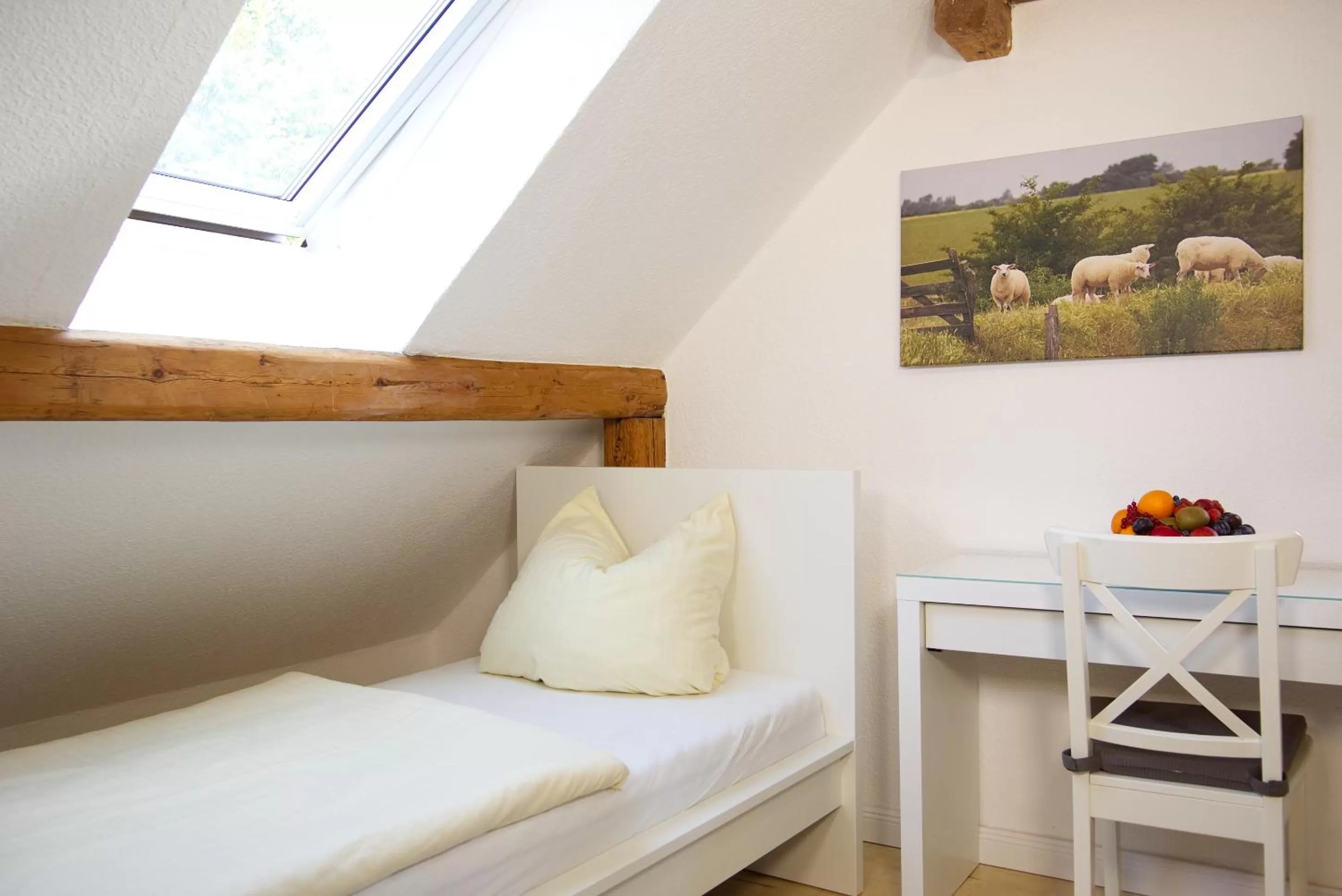 Bed in Pfannkuchenhaus Fehmarn