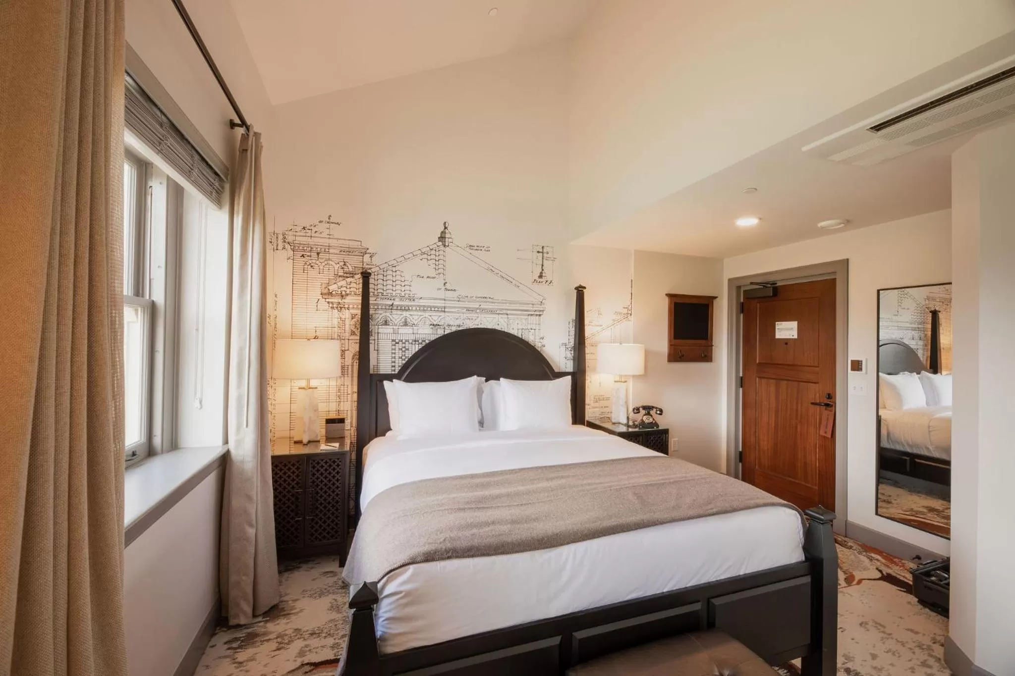 Bedroom, Bed in The Lodge at St Edward Park