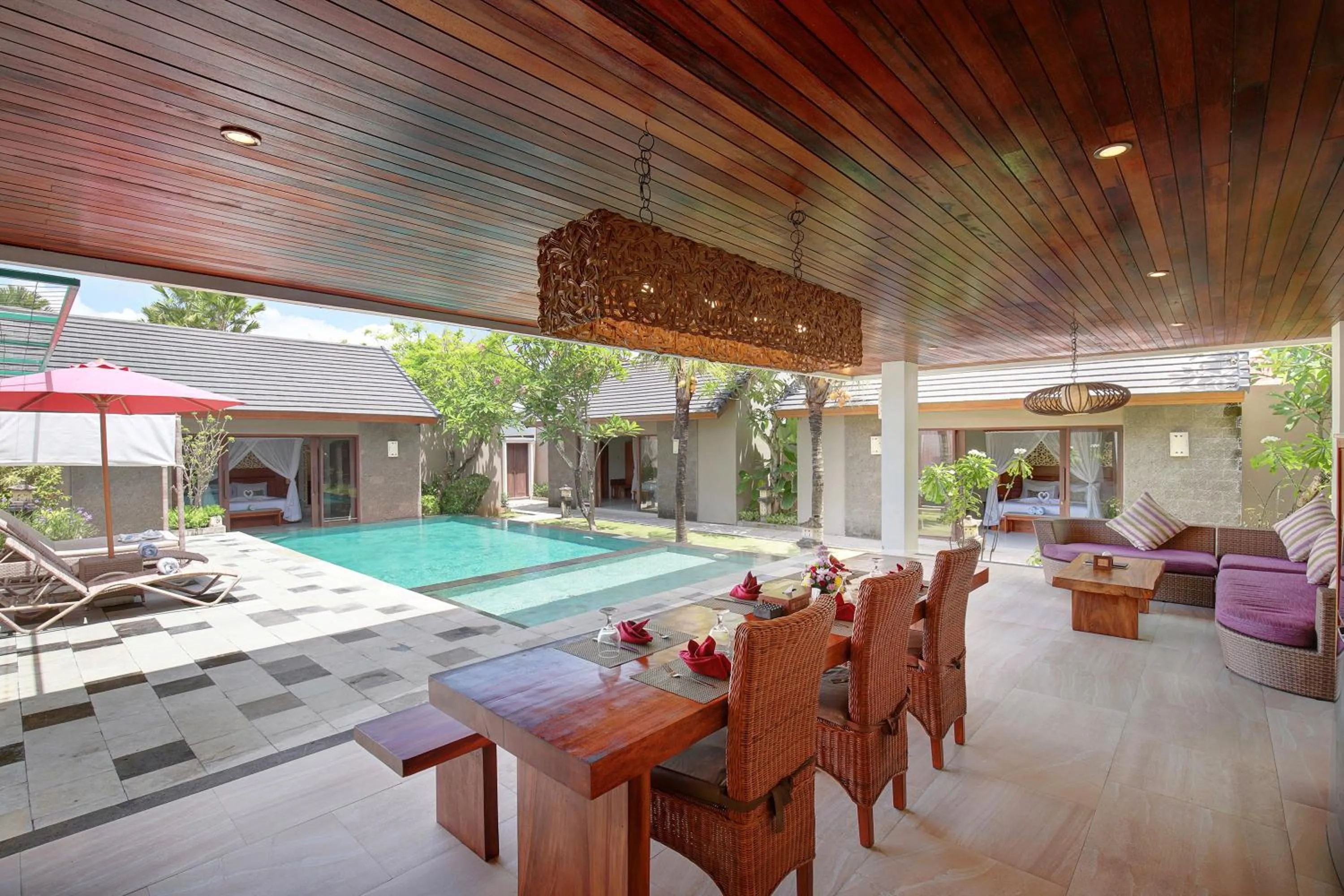 Seating area in Lumbini Luxury Villas and Spa