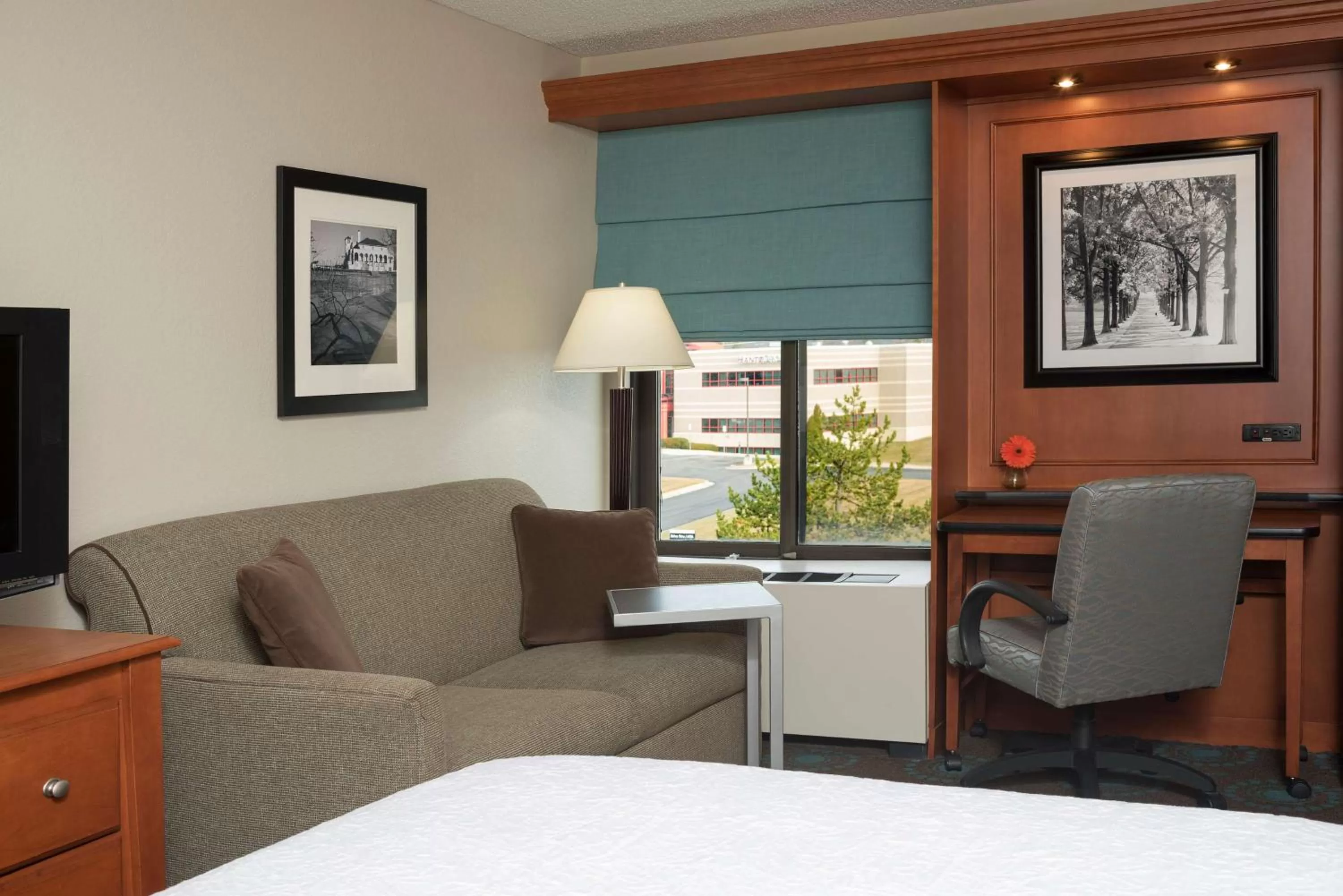 Bed in Hampton Inn Ann Arbor - North