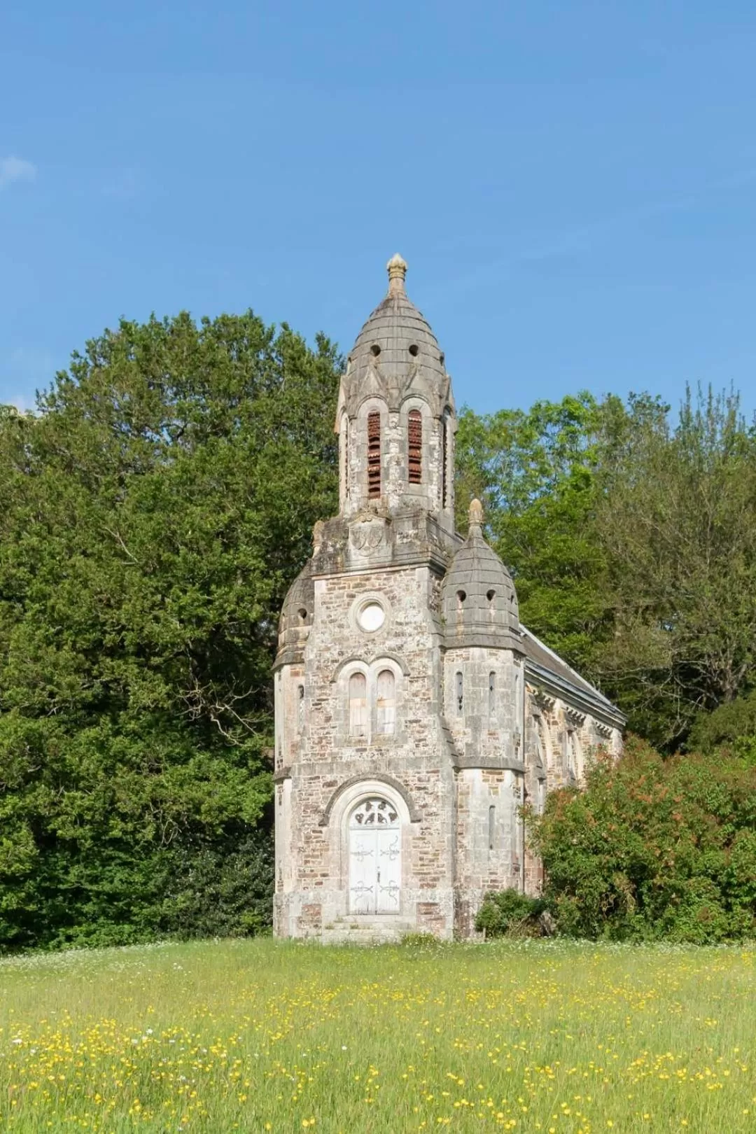 Natural landscape in Chateau du Hallay