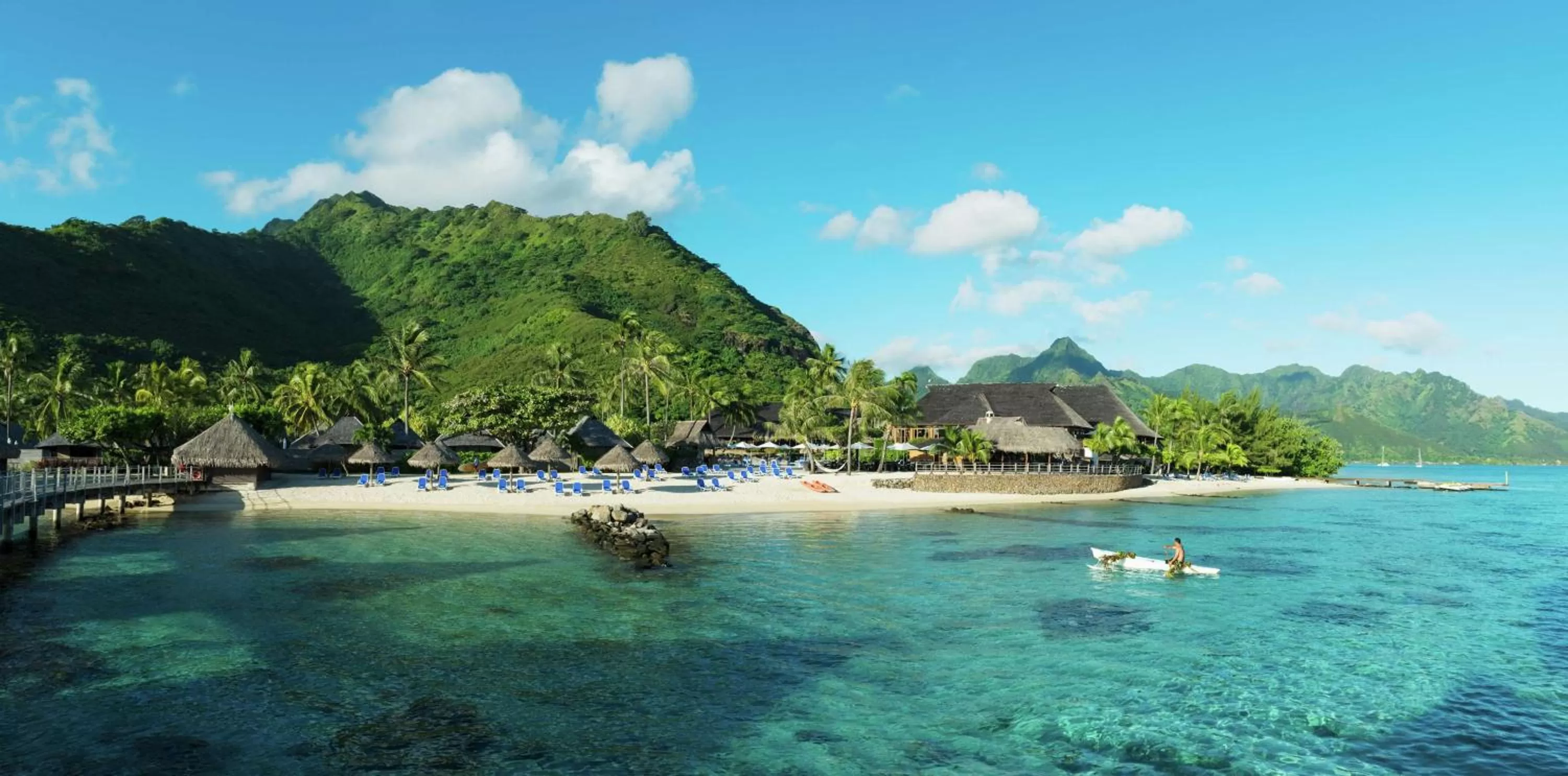 Property building in Hilton Moorea Lagoon Resort & Spa