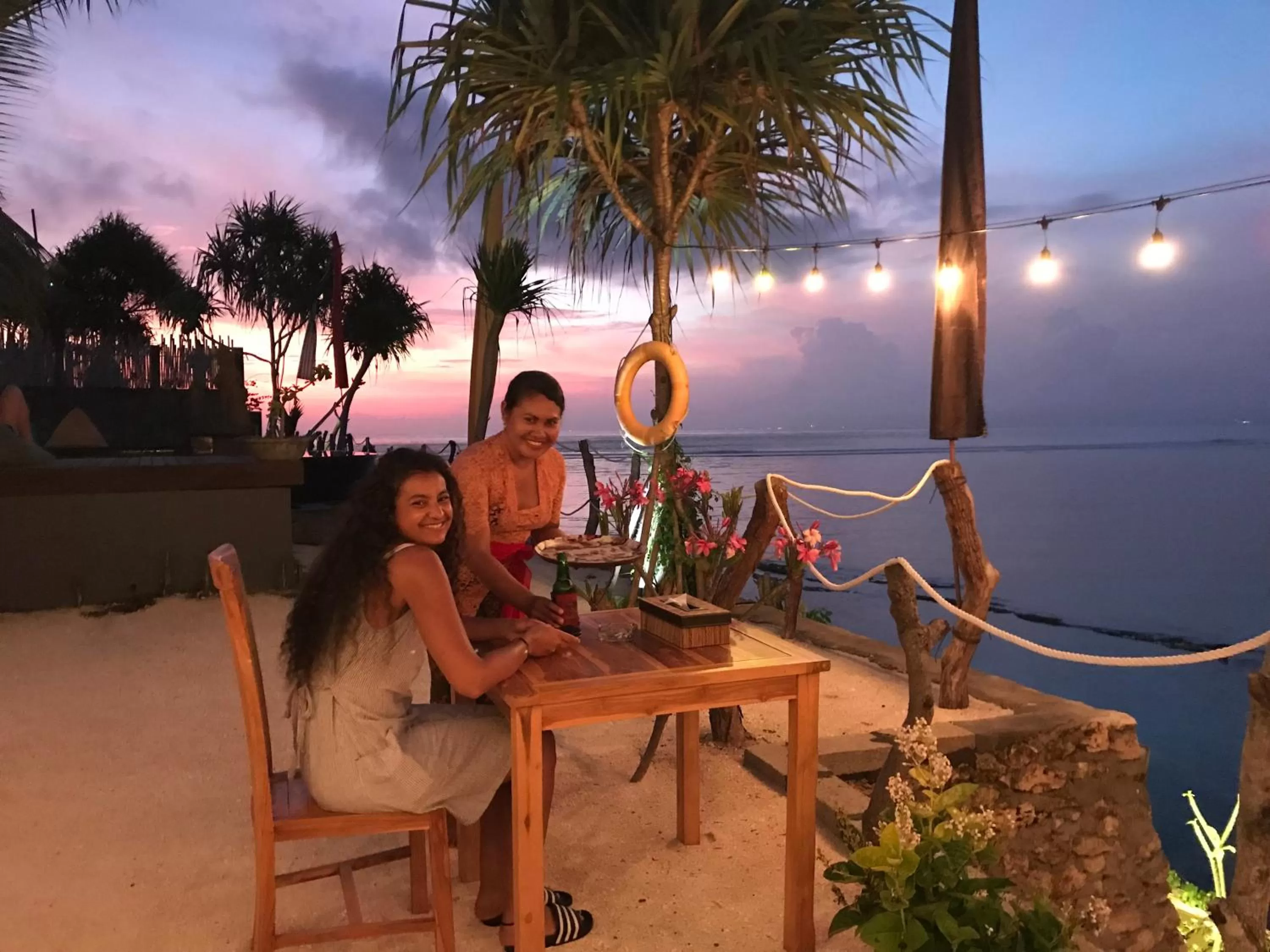 Sea view in Nusa Veranda Sunset Villas & Restaurant