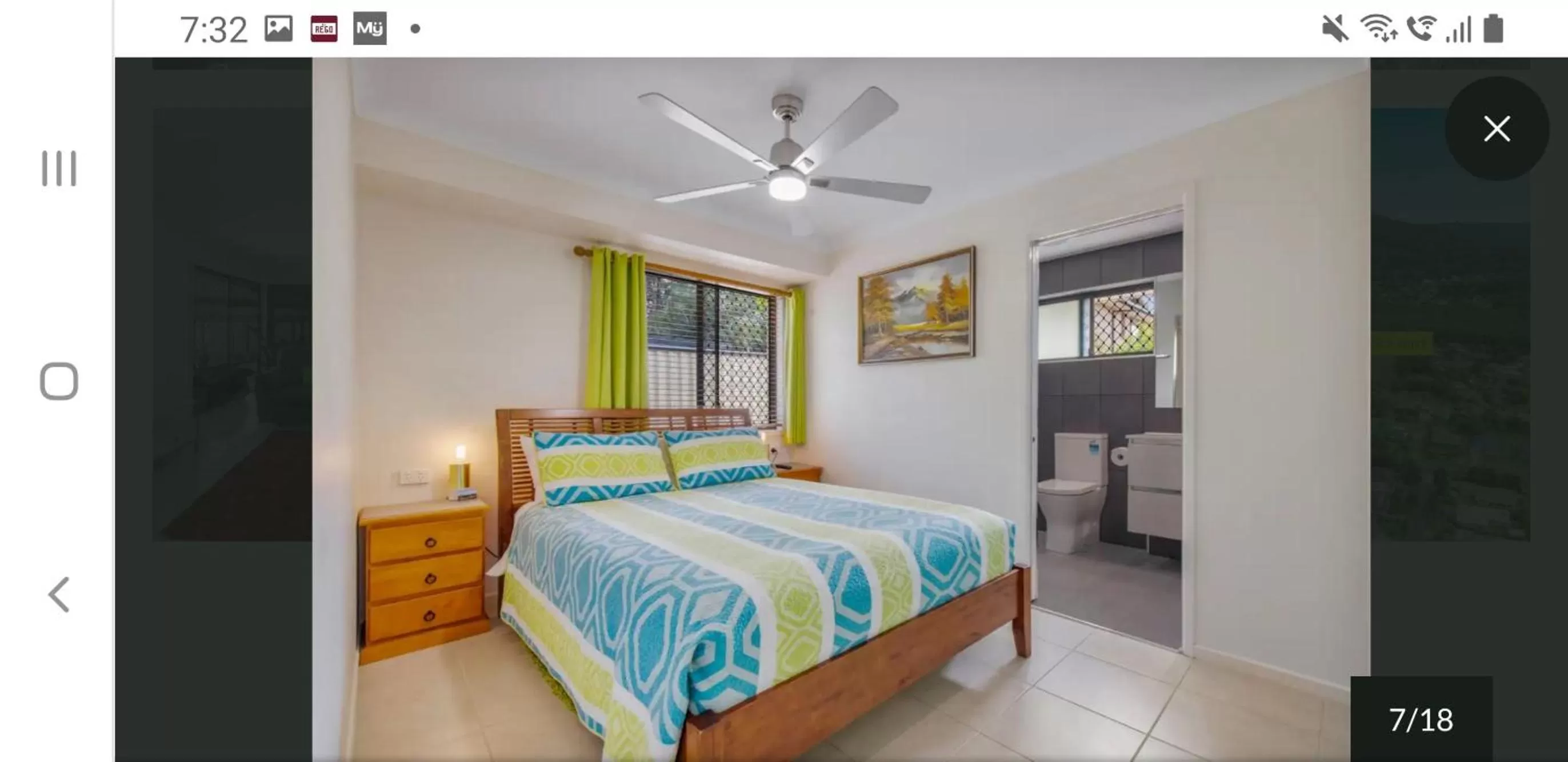 Bed in Jen's Getaway