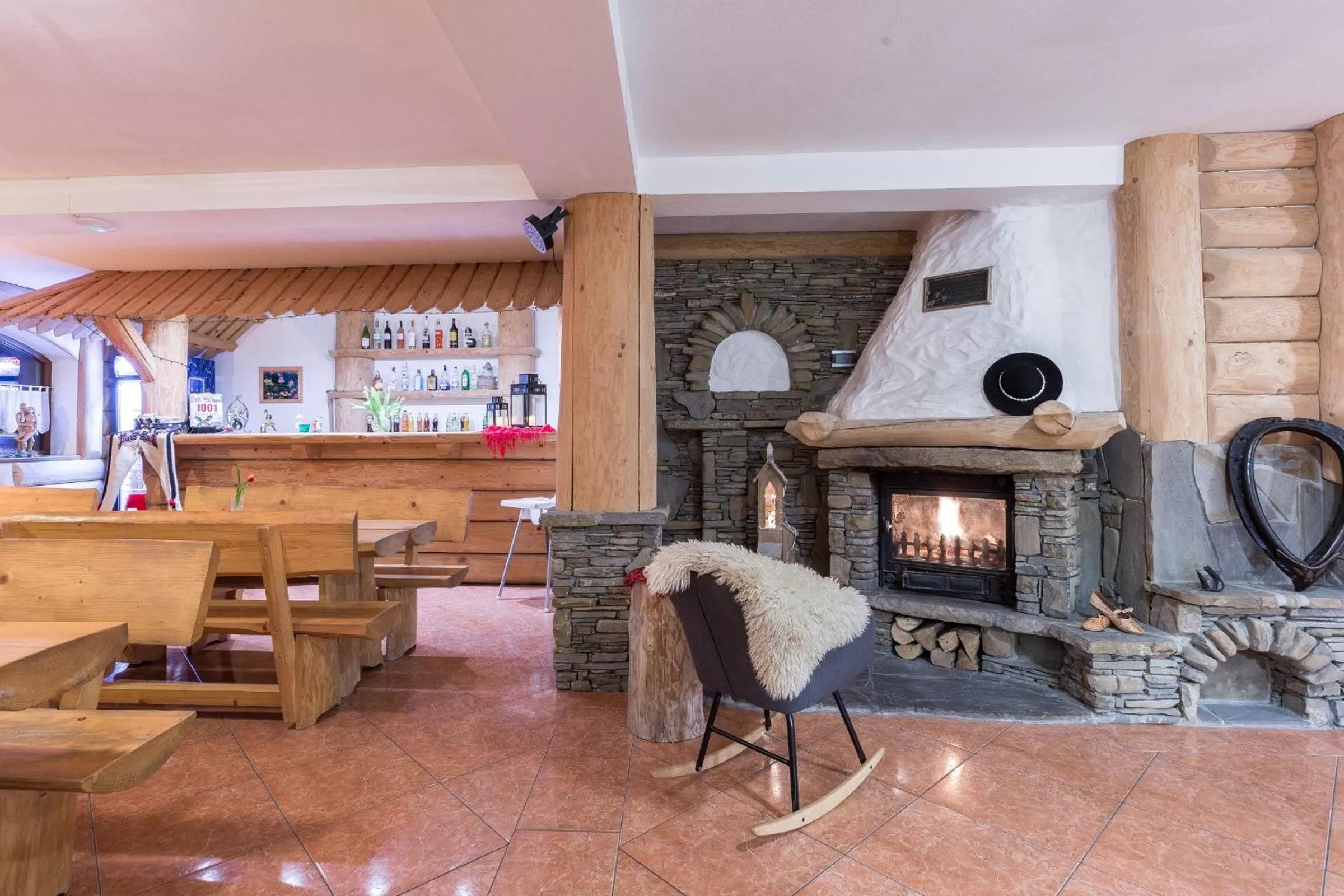 Communal lounge/ TV room in Willa Baciarka