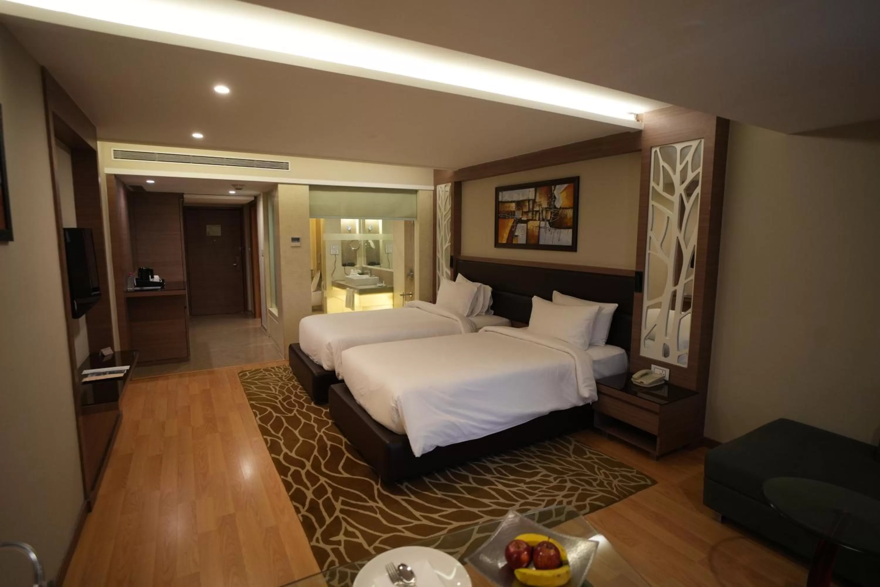 Bedroom, Bed in Radisson Udaipur