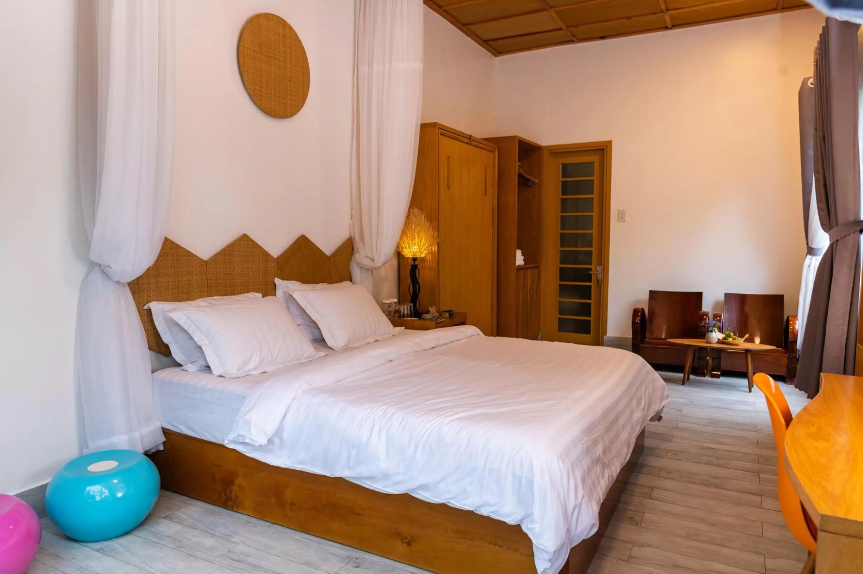 Bed in Binh Minh Eco Lodge