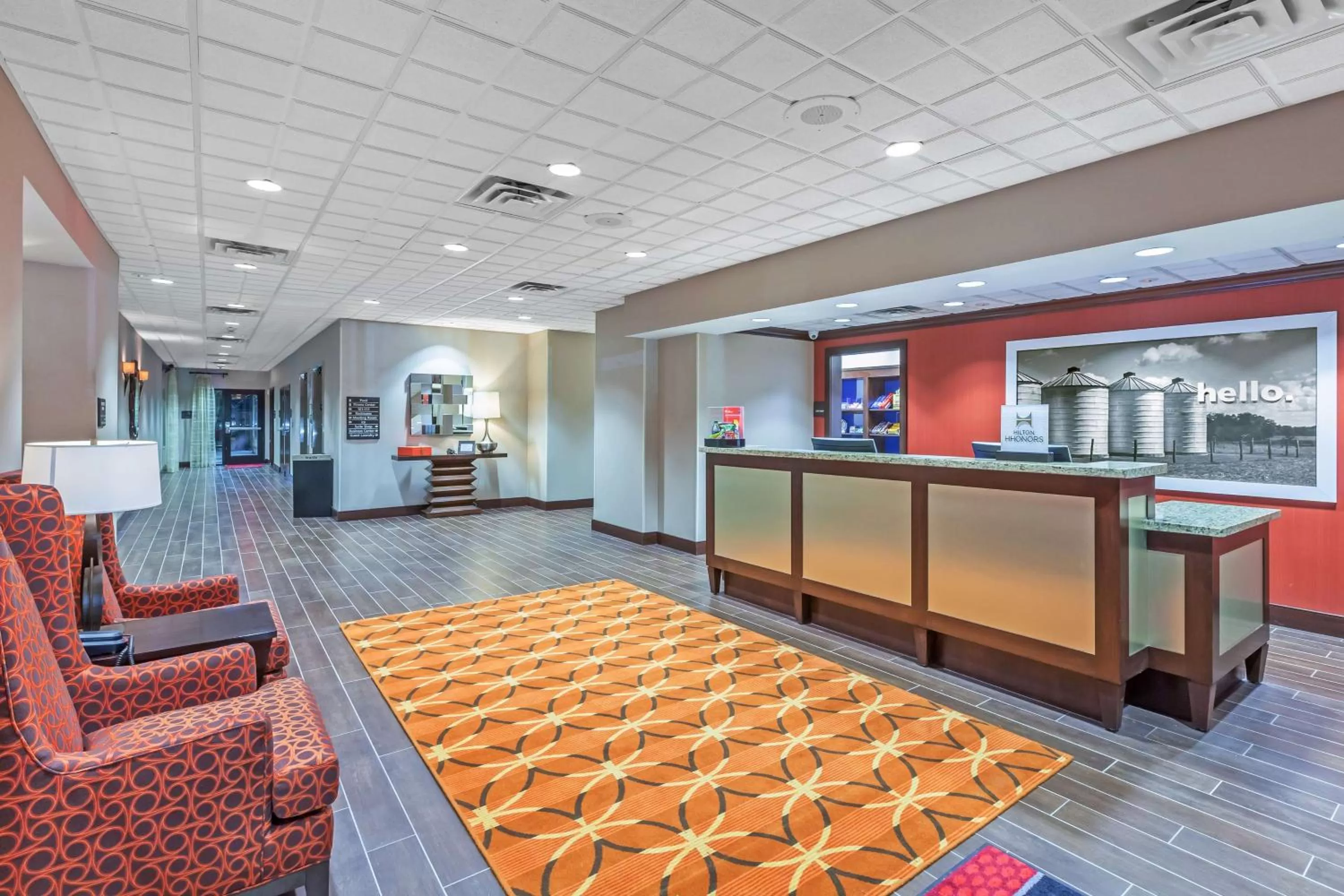 Lobby or reception in Hampton Inn & Suites Houston I-10 West Park Row, Tx