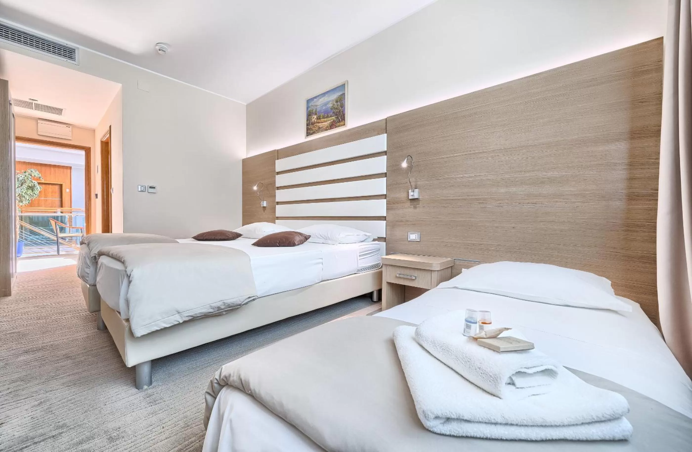 Bed in Hotel Panorama