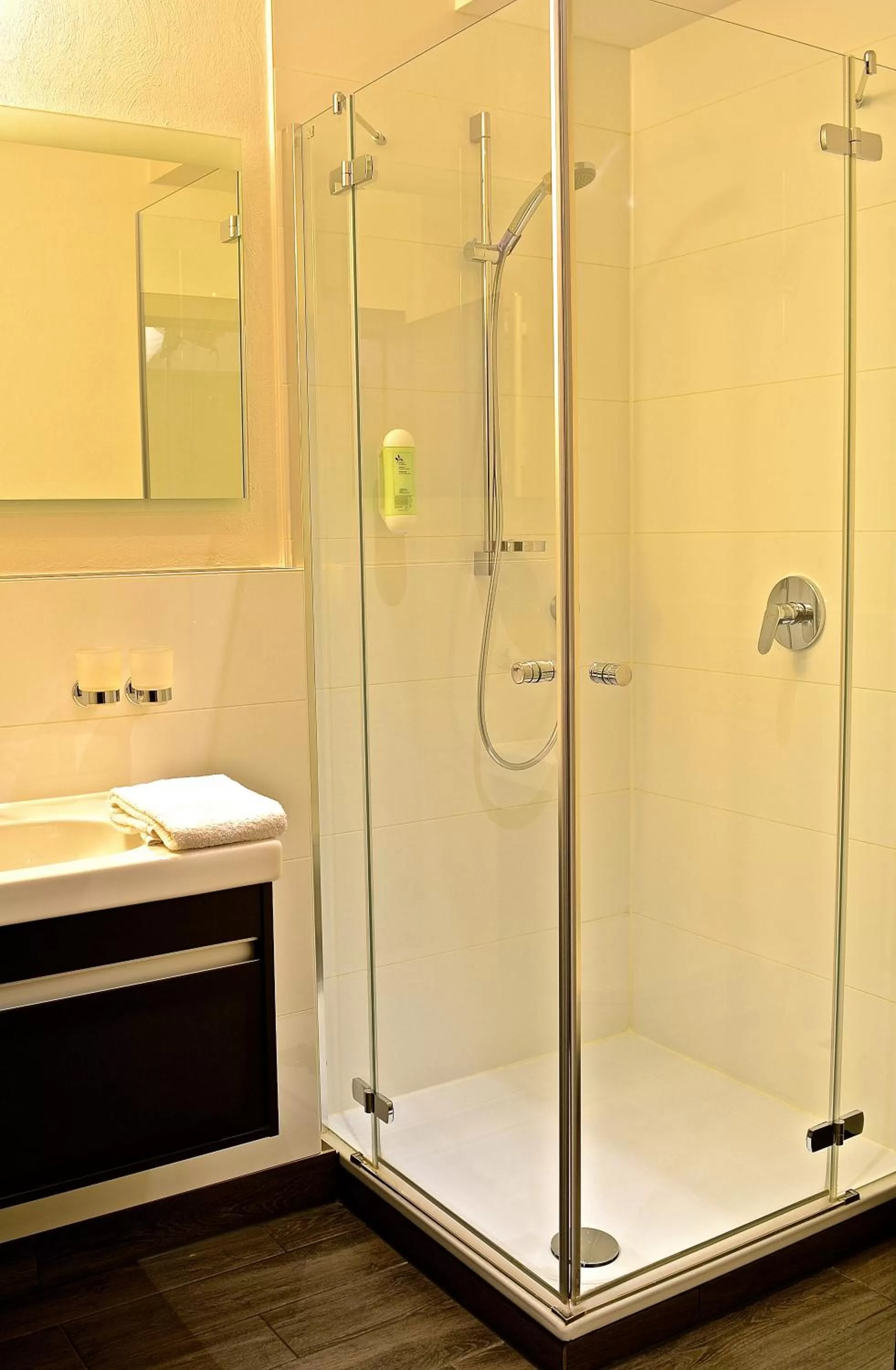 Shower, Bathroom in Hotel Restaurant Telgter Hof