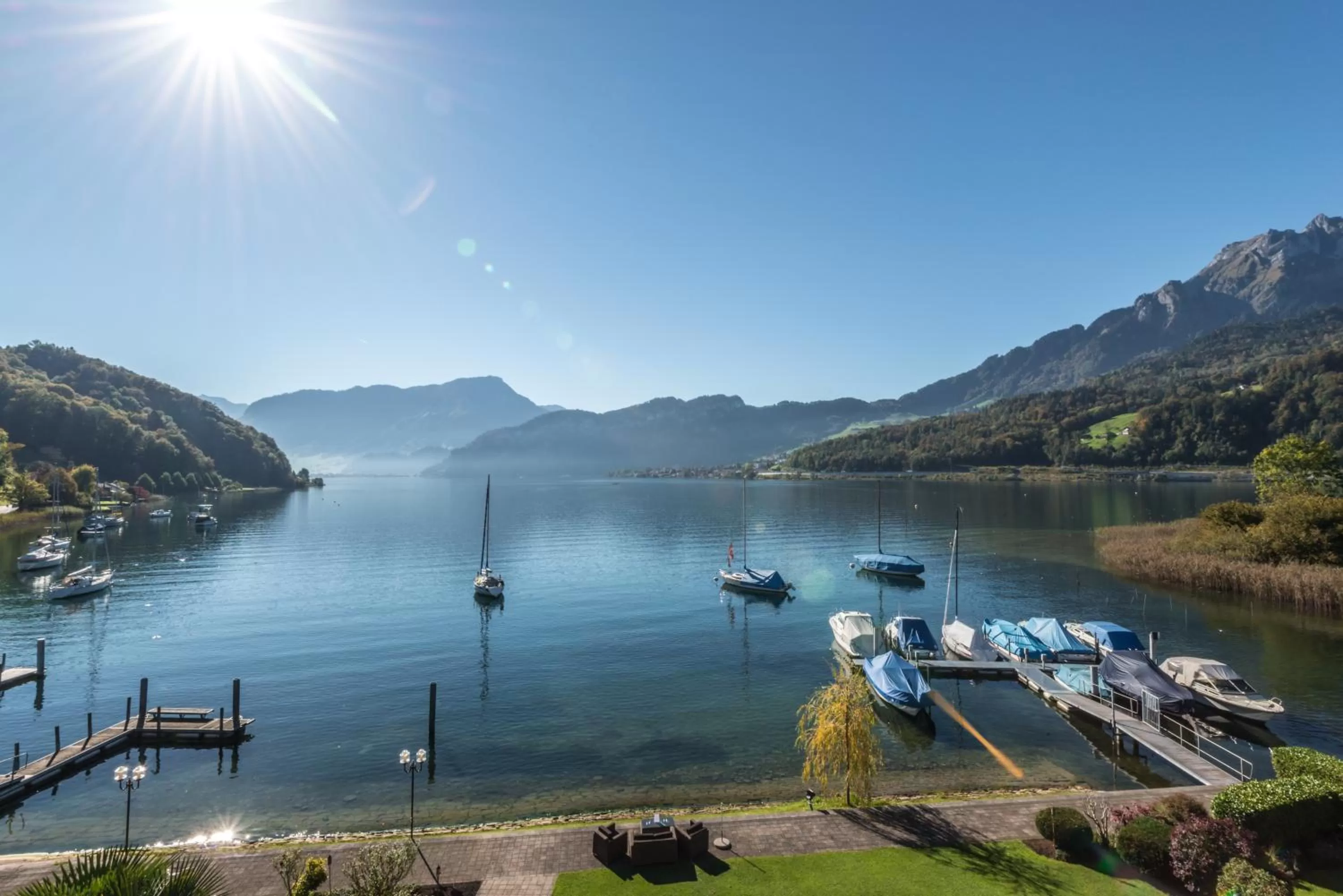 Lake view in Seehotel Sternen