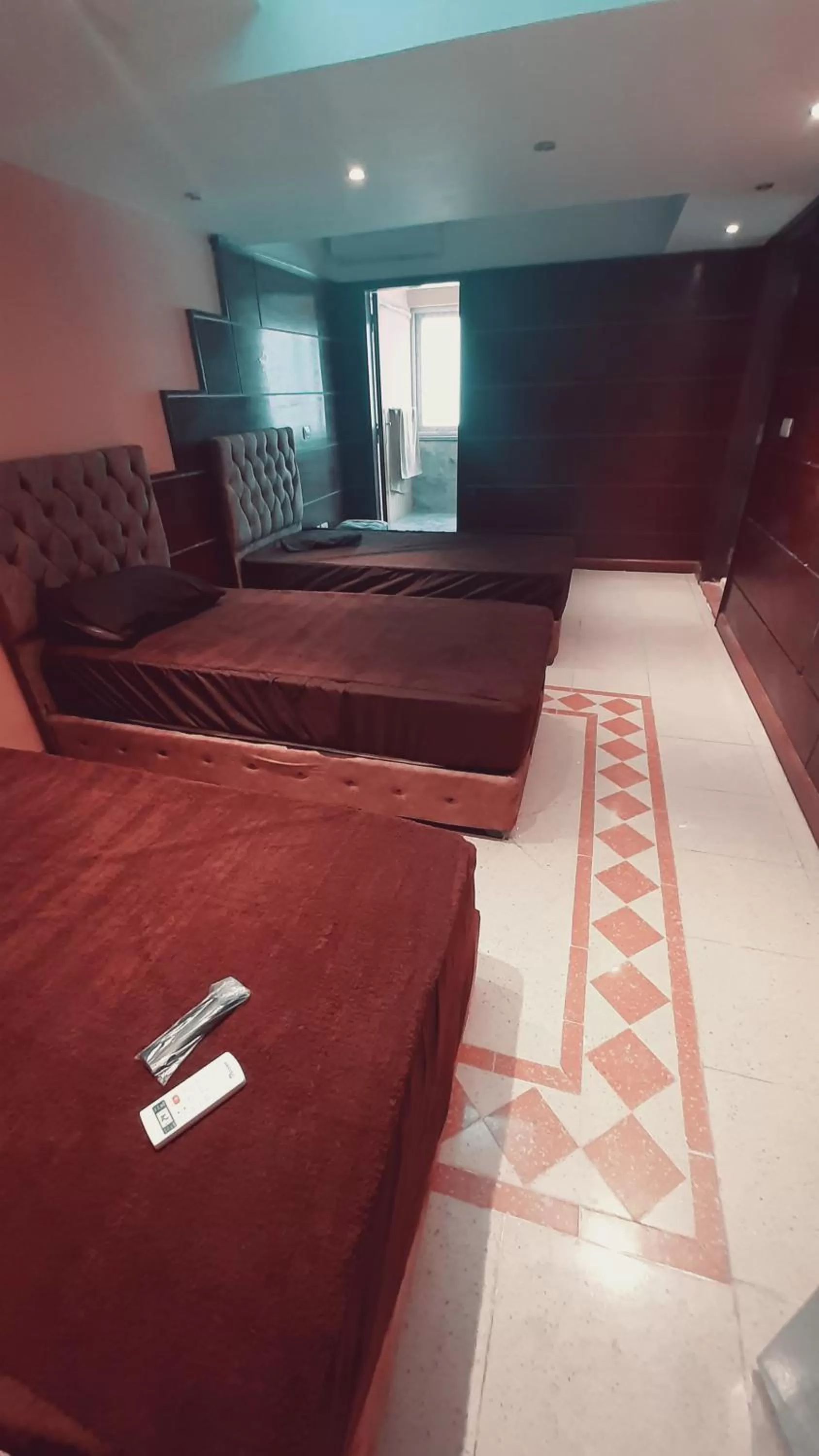 Bed in Blue Eyes Hotel