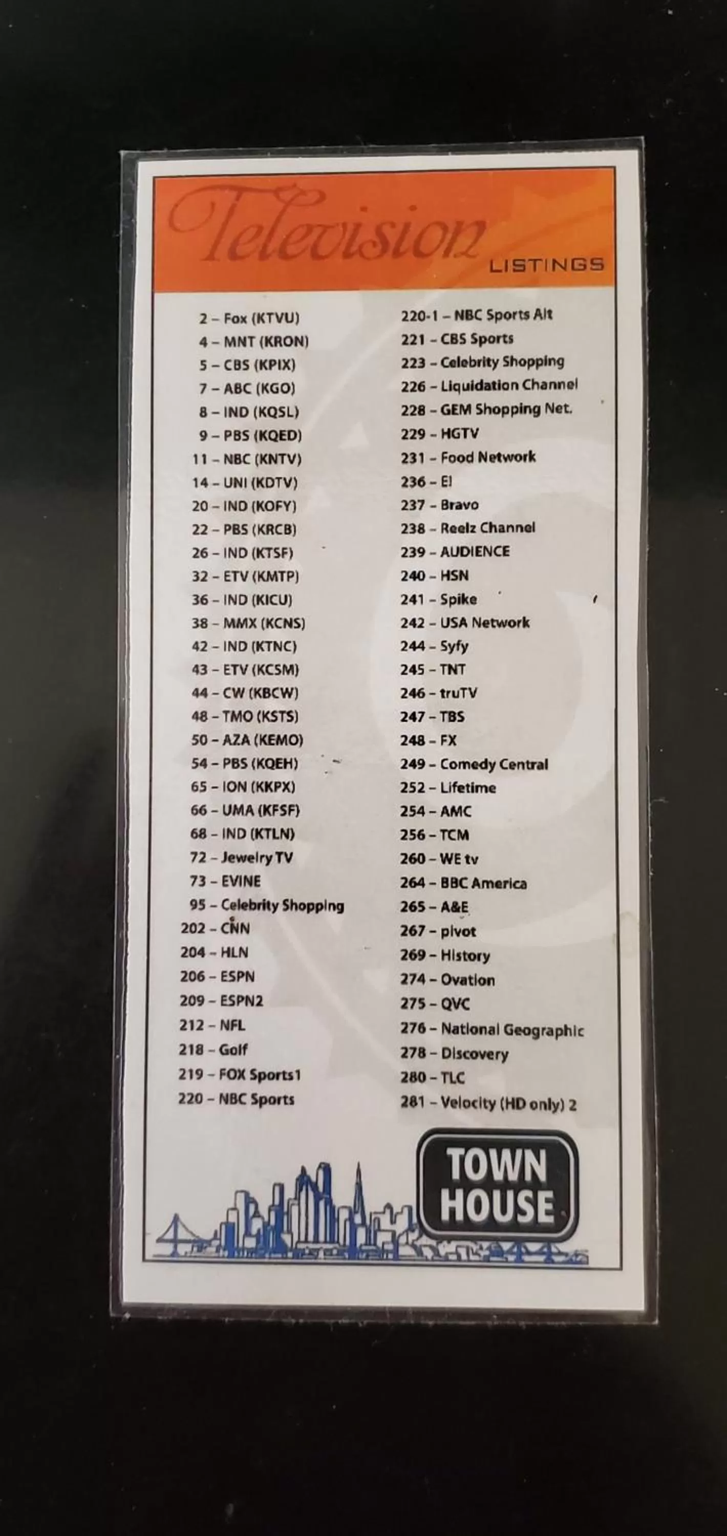 TV and multimedia in Town House Motel