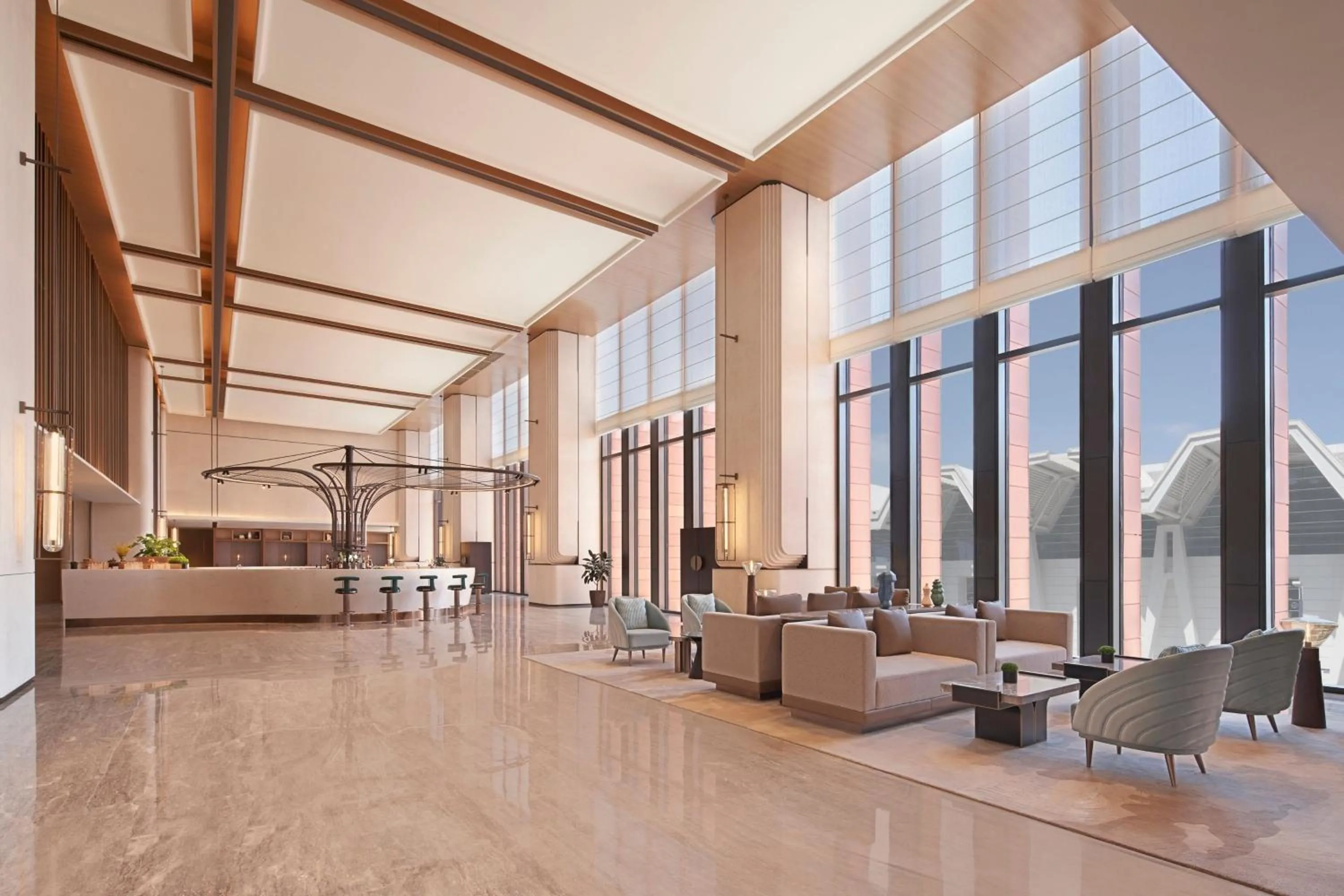 Meeting/conference room in Tianjin Marriott Hotel National Convention and Exhibition Center