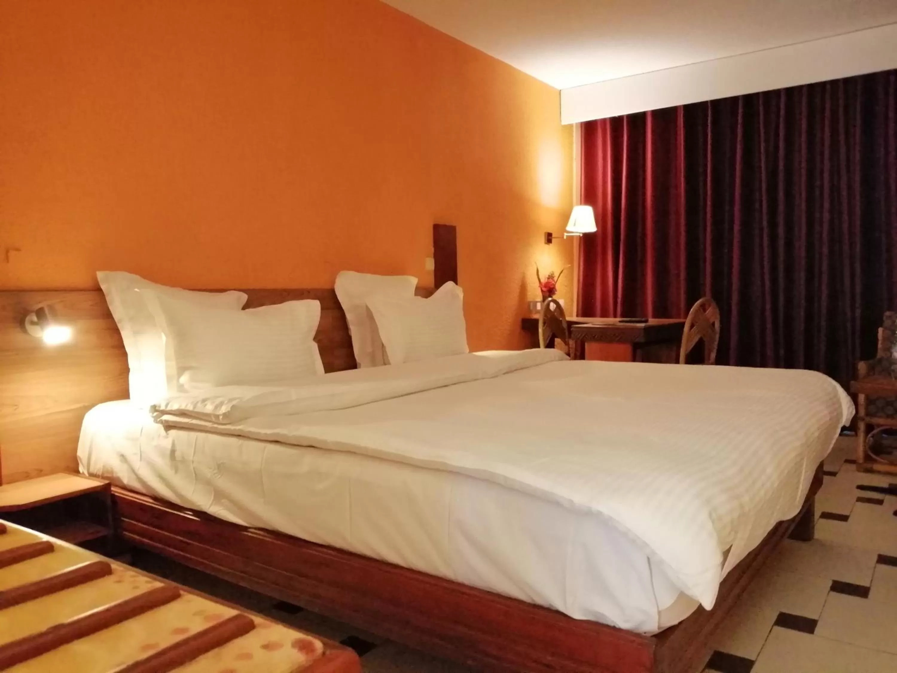 Bed in Hotel Jardin Savana Dakar