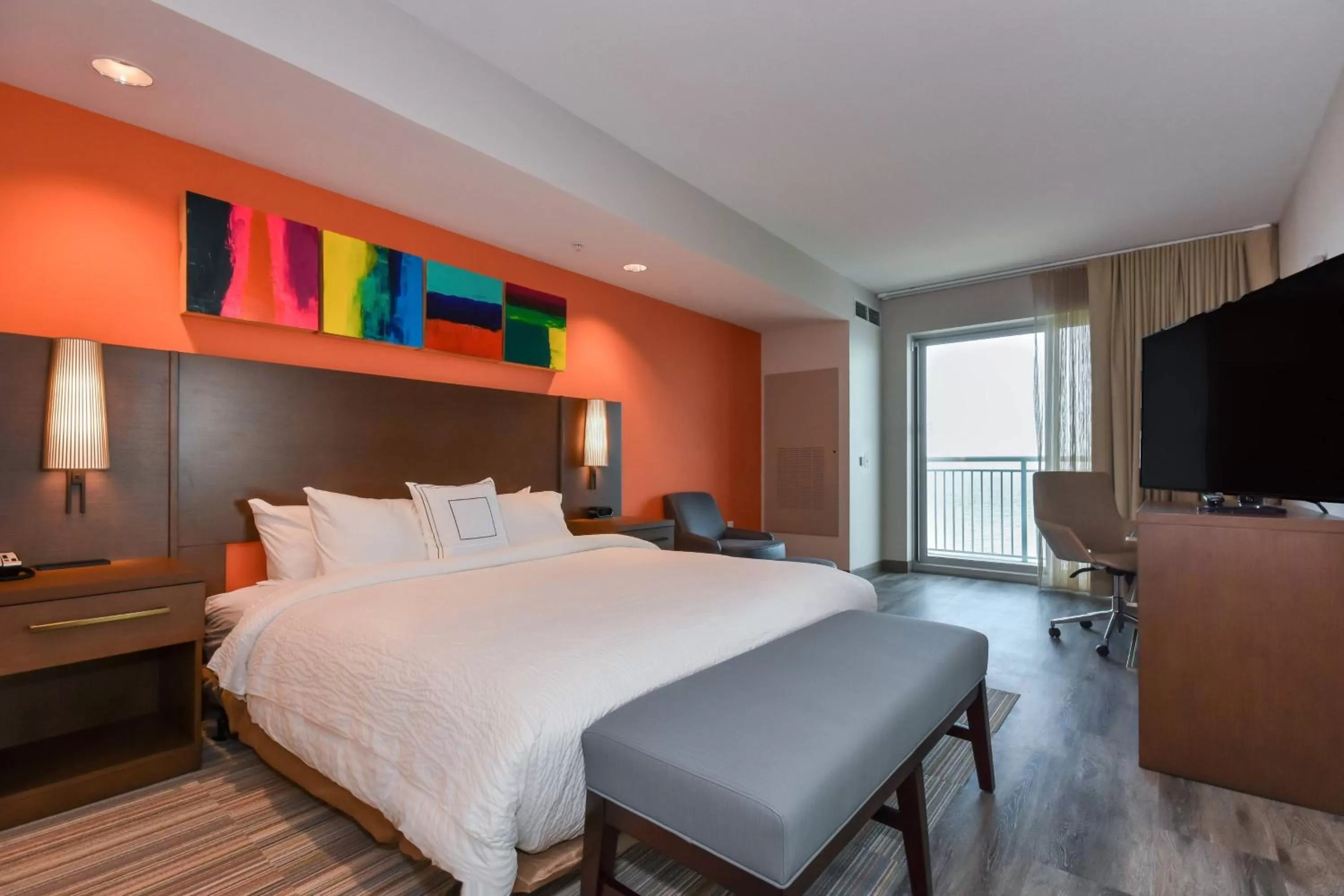 Photo of the whole room, Bed in Residence Inn by Marriott Myrtle Beach Oceanfront
