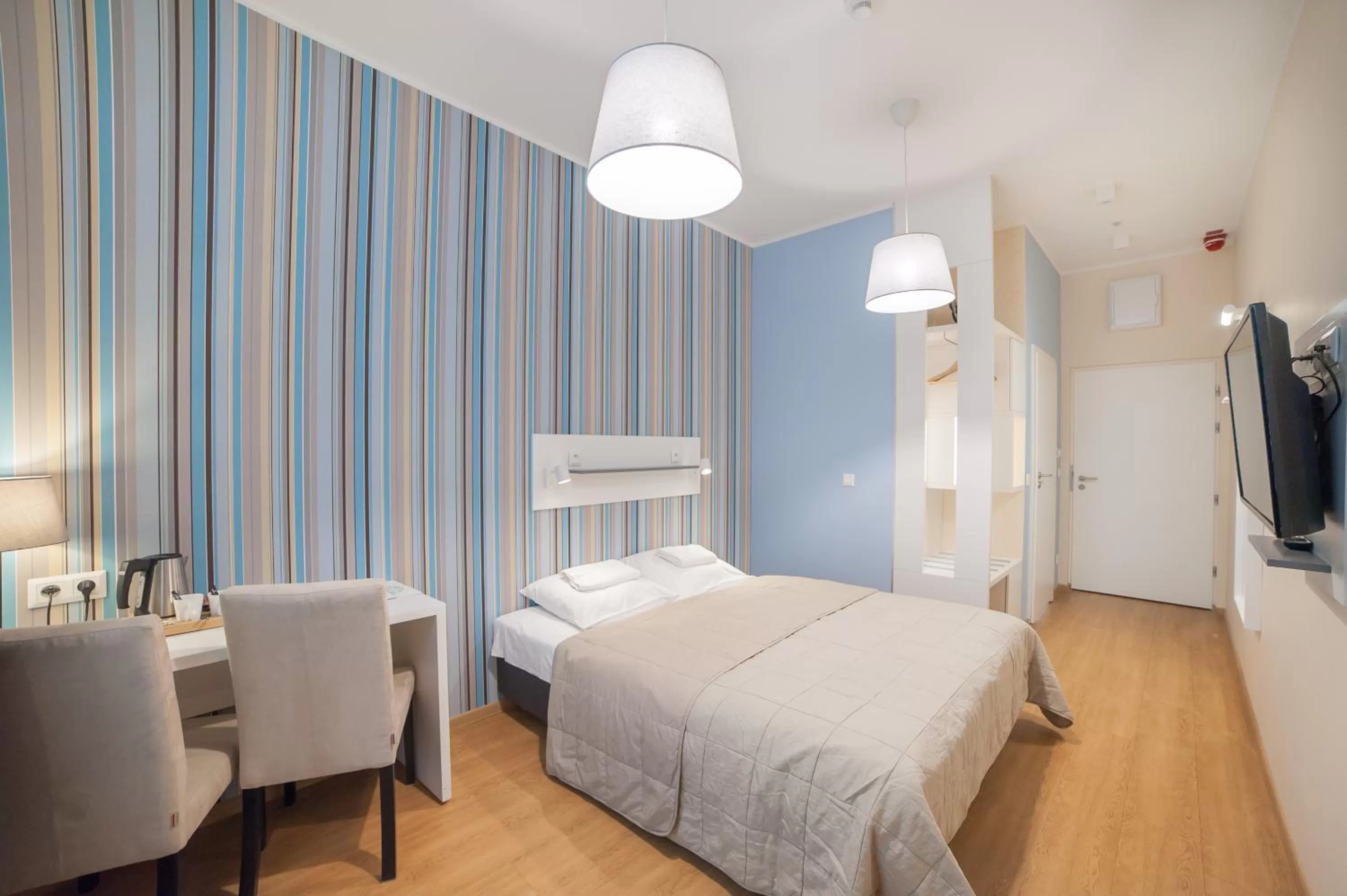 Photo of the whole room, Bed in Hotel Traffic Wrocław Stare Miasto