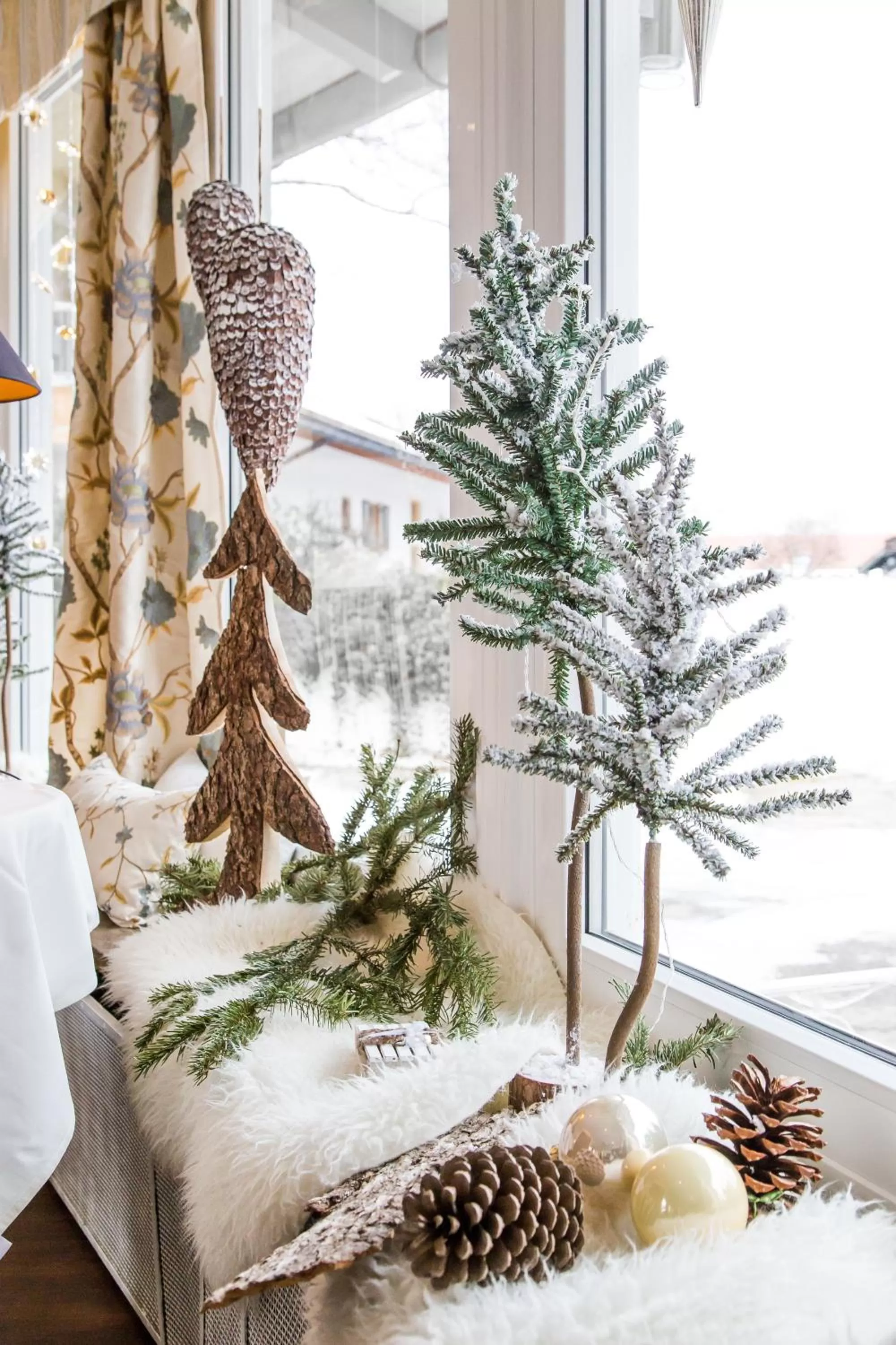 Decorative detail, Winter in Hotel Berlin Tegernsee