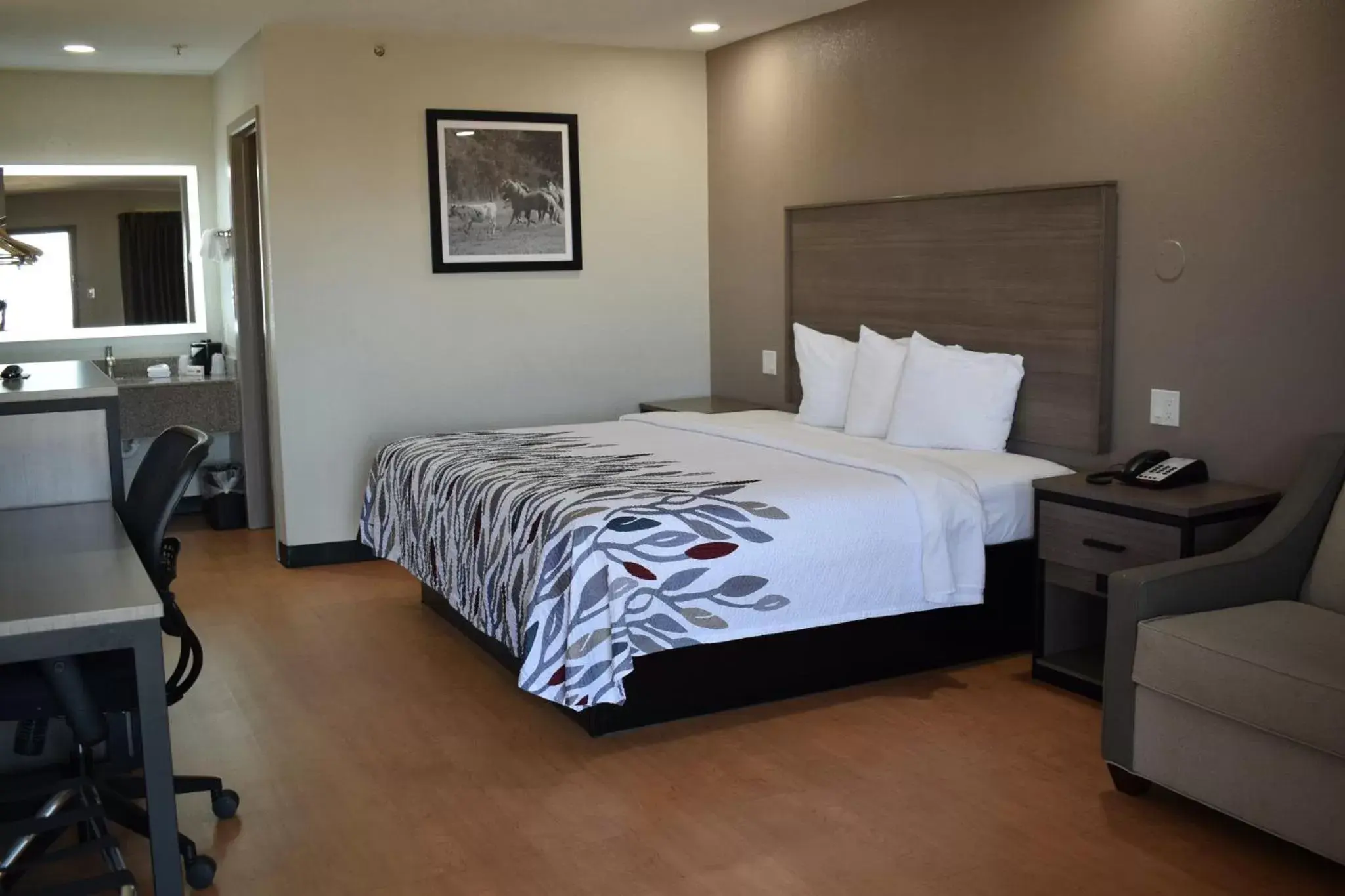 Deluxe King Room Disability Access Non-Smoking in Red Roof Inn & Suites Weatherford Deluxe King Room Disability Access Non-Smoking in Red Roof Inn & Suites Weatherford