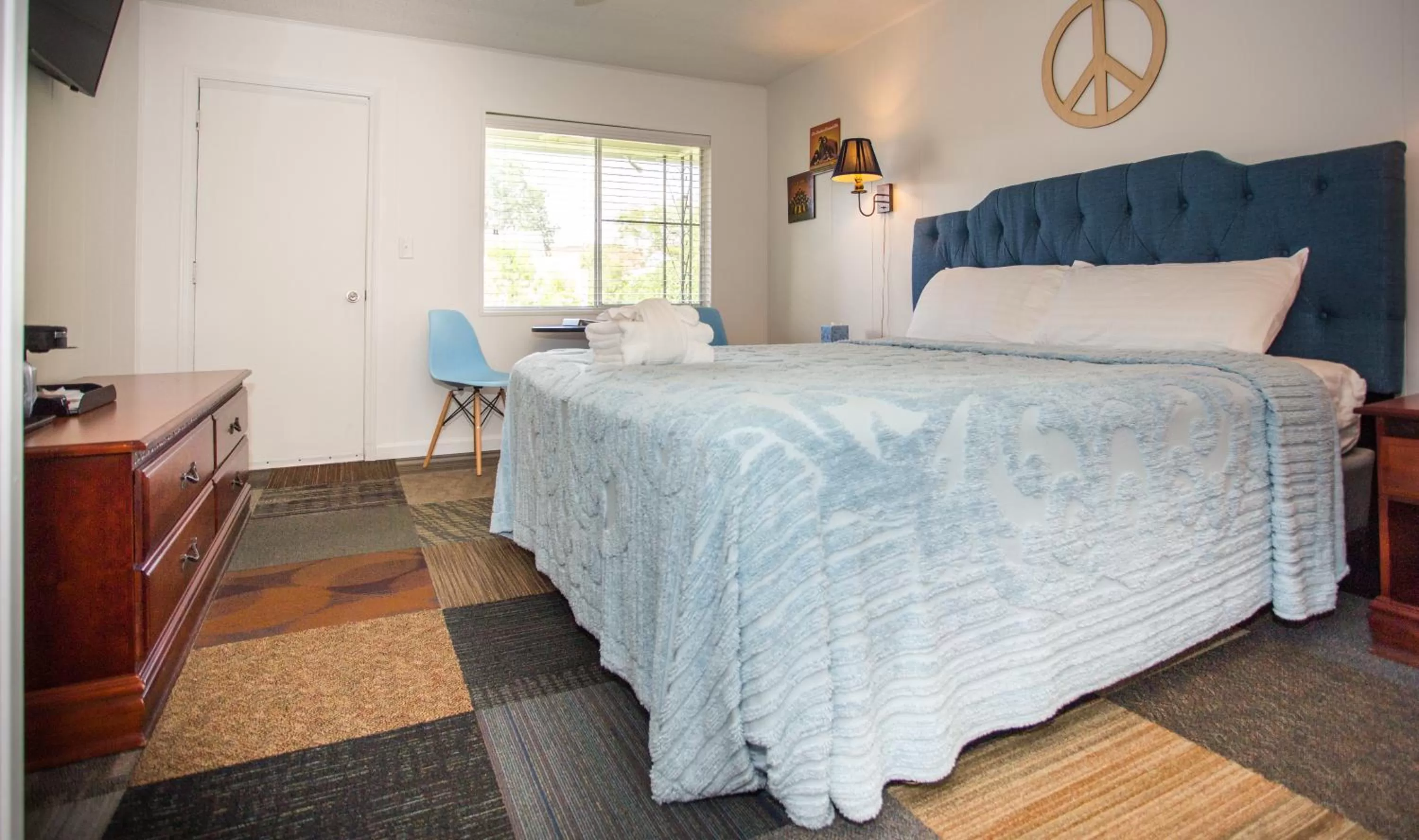 Bedroom, Bed in Sunset Motel