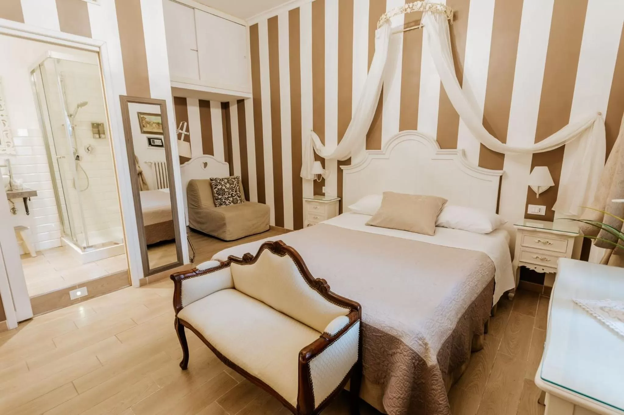 Bed in Vatican Boutique inn