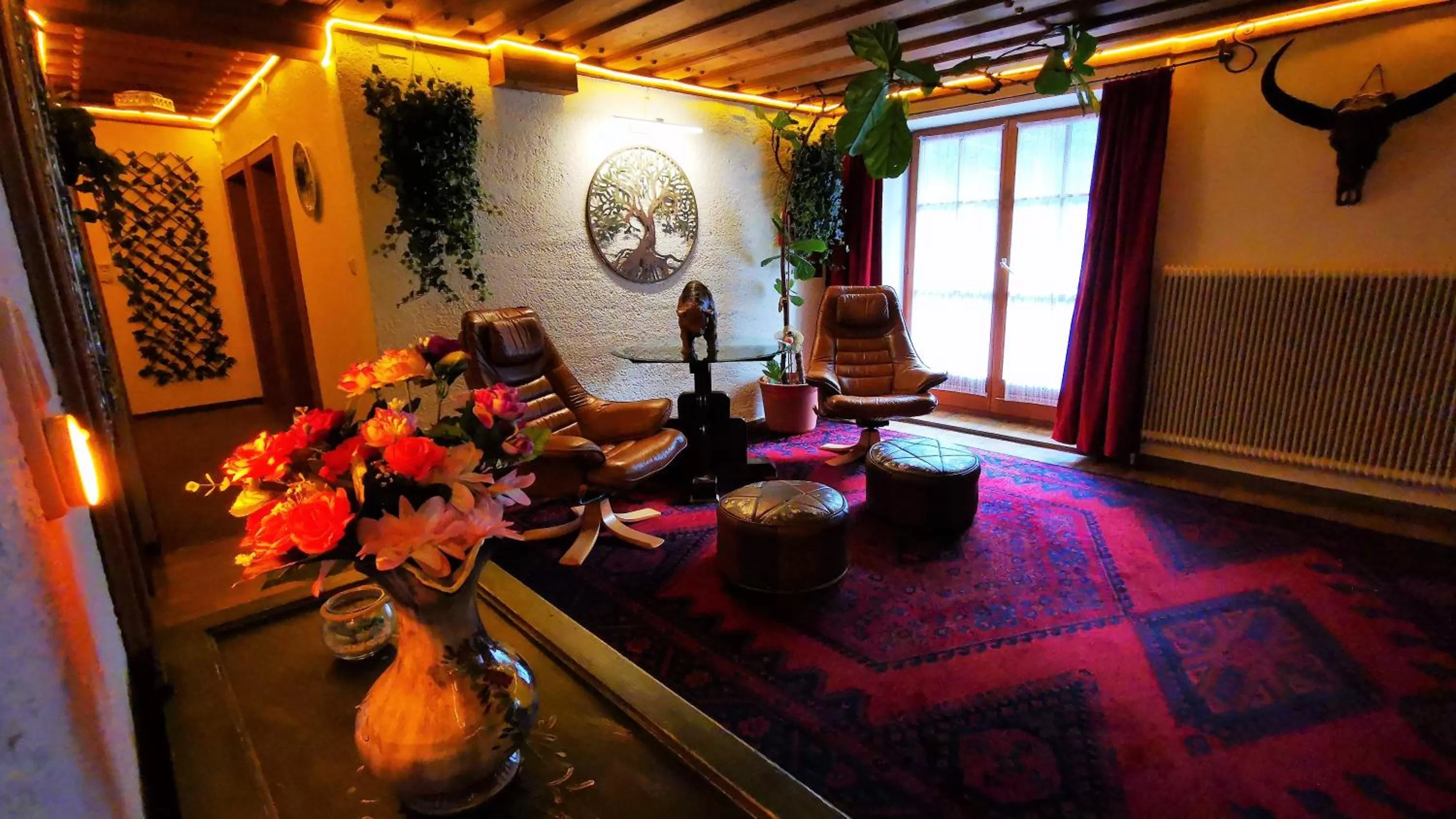 Seating area, Lobby/Reception in Gasthof Geronimo