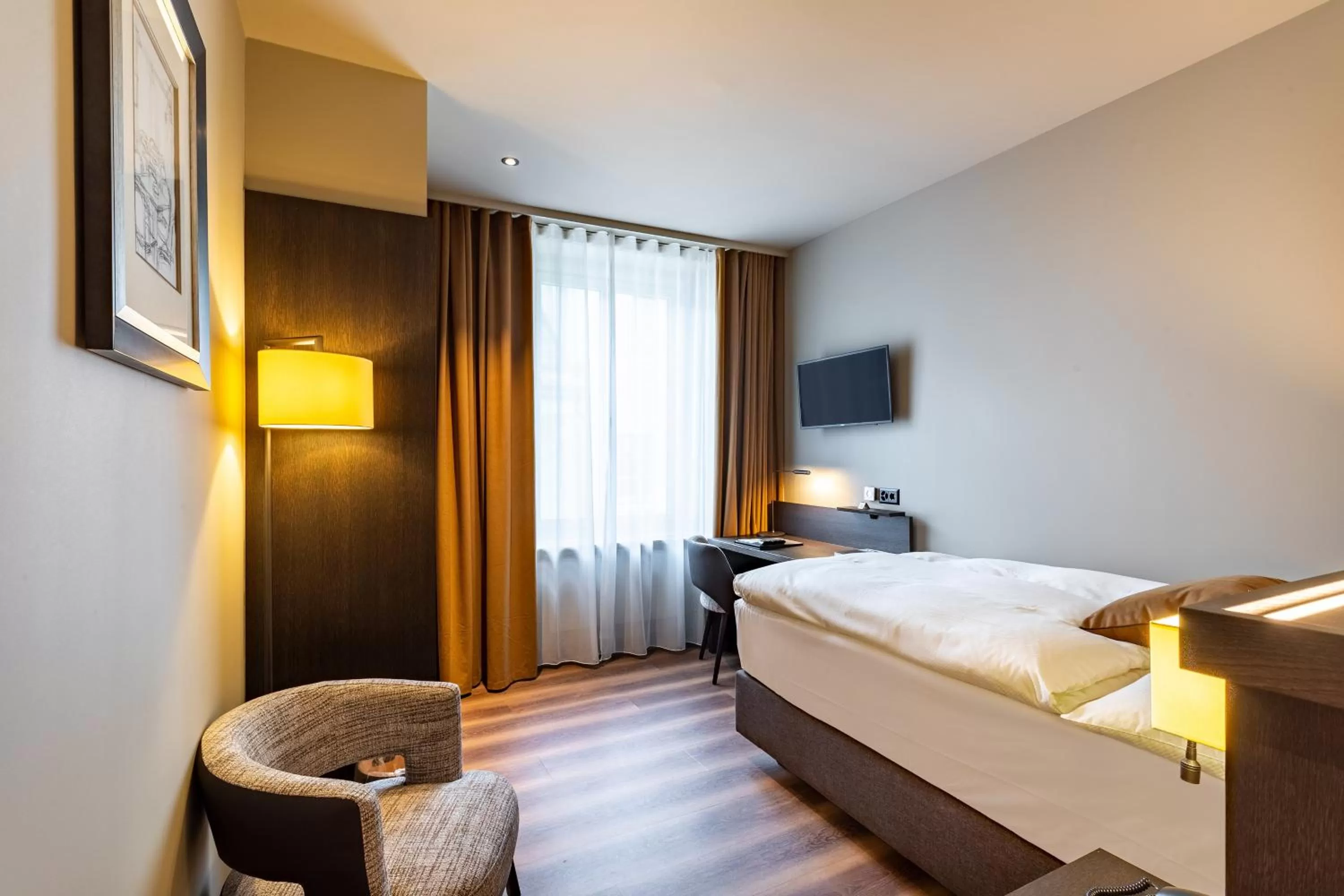 Bedroom, Bed in Art Boutique Hotel Monopol