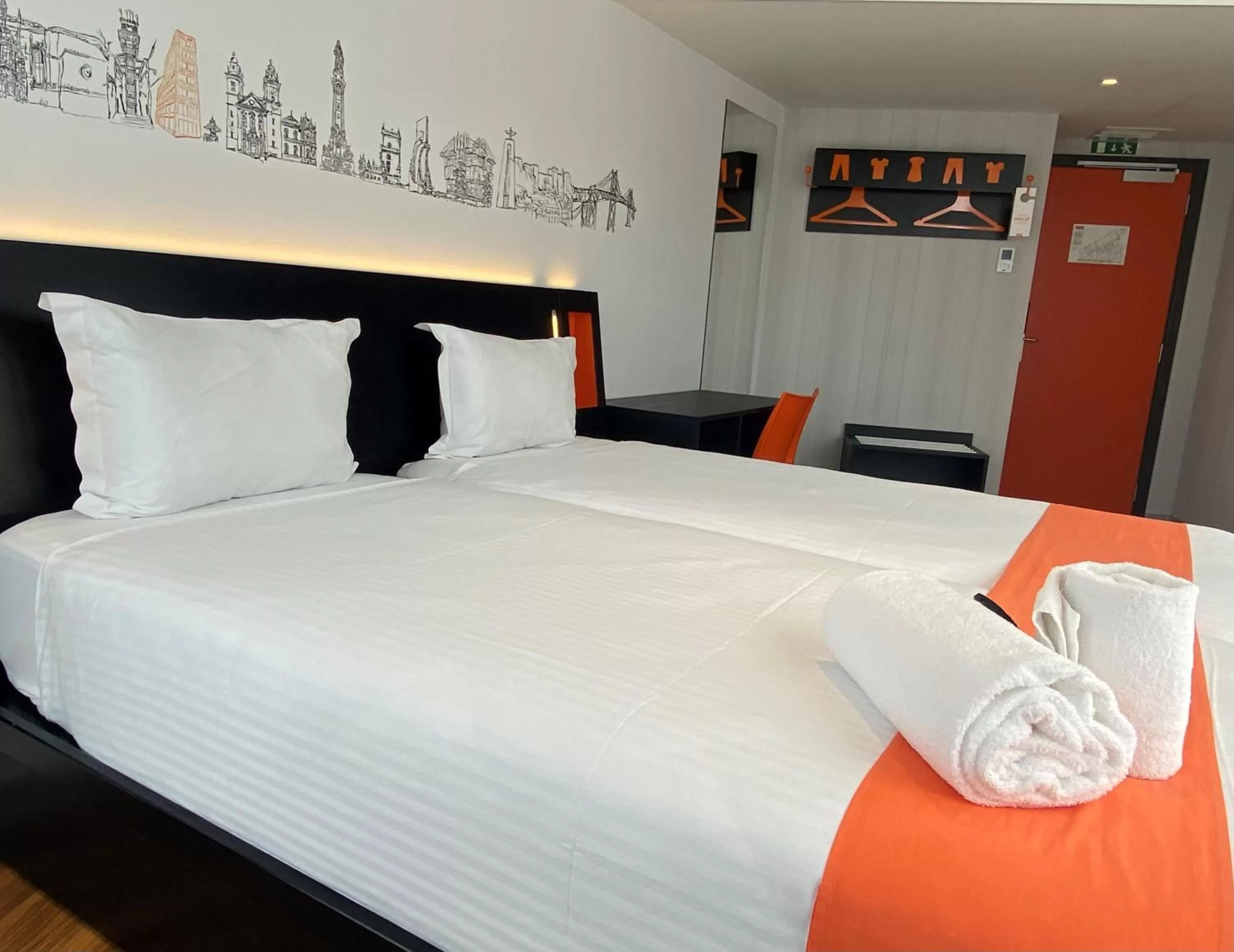 Bed in easyHotel Lisbon