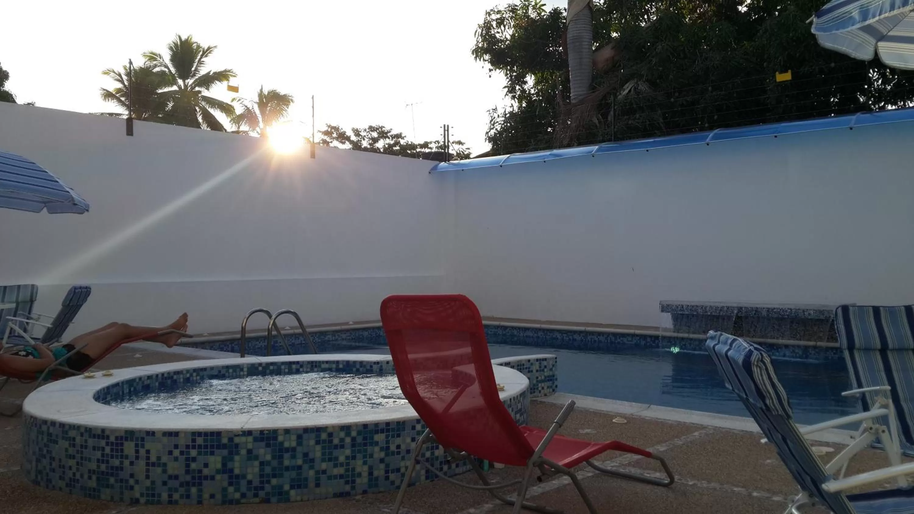 Swimming Pool in Tropical Resort Tocaima