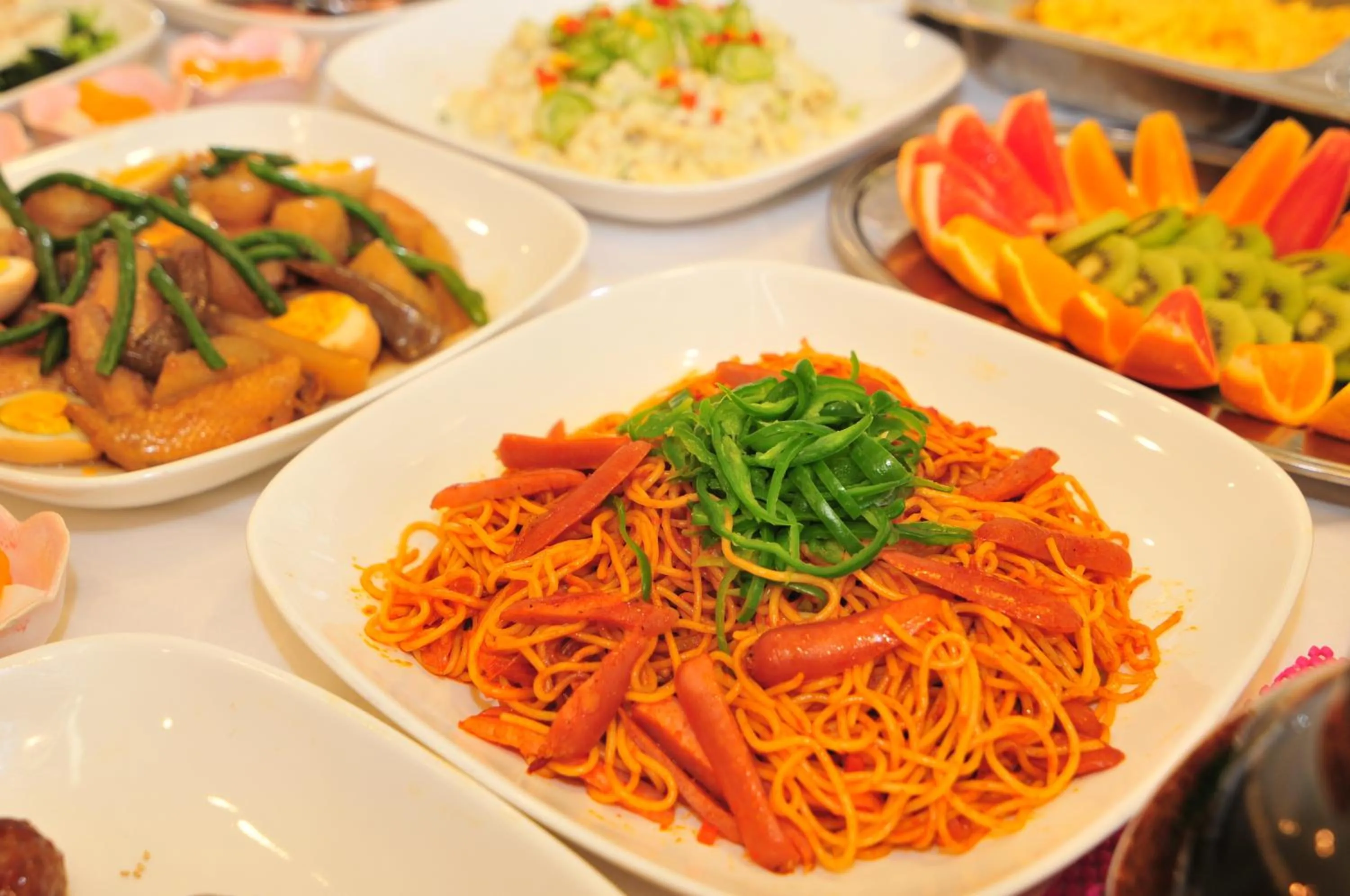 Food close-up in Hotel Green City