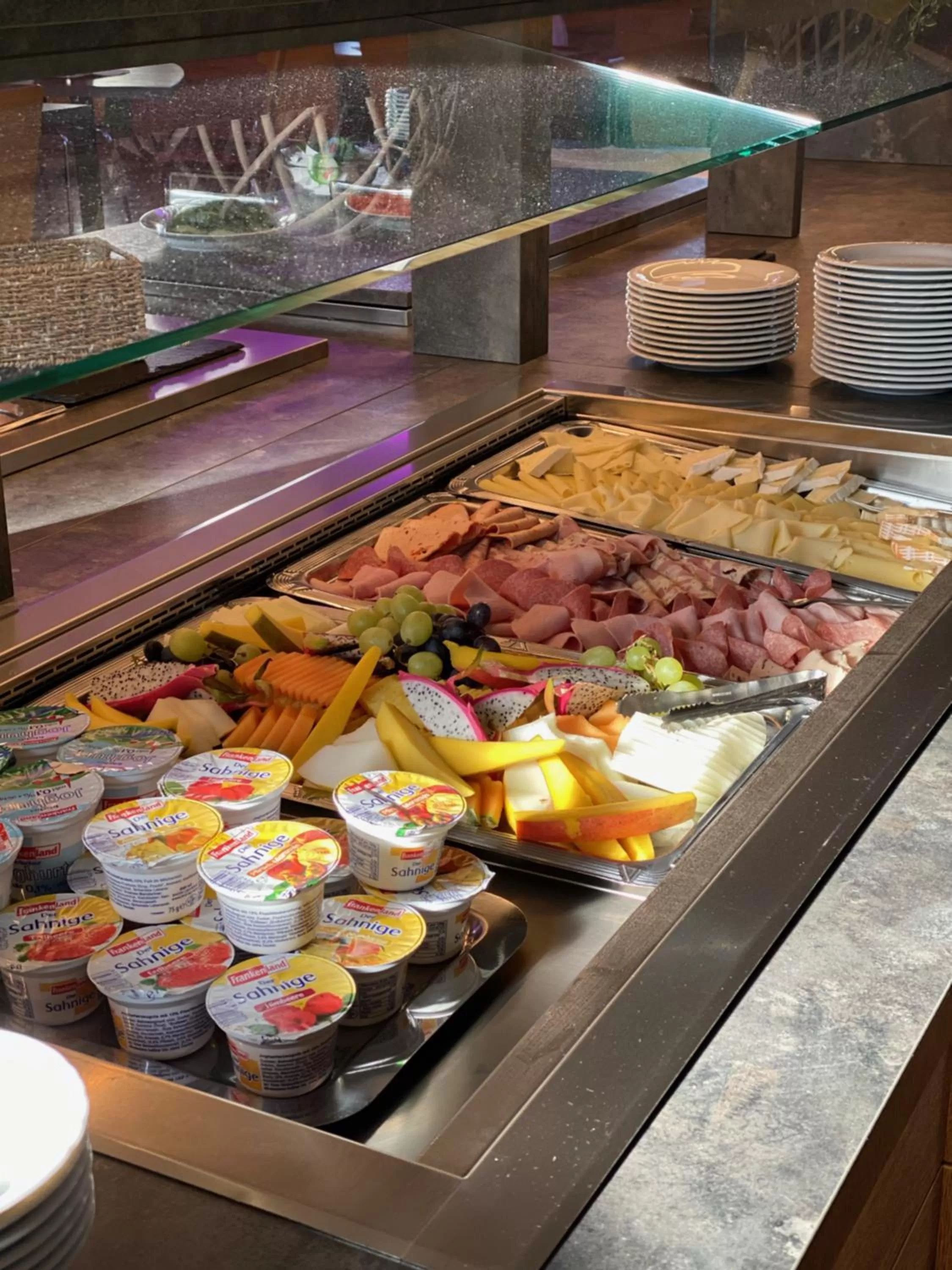 Buffet breakfast in Familienhotel "Rhön Feeling"