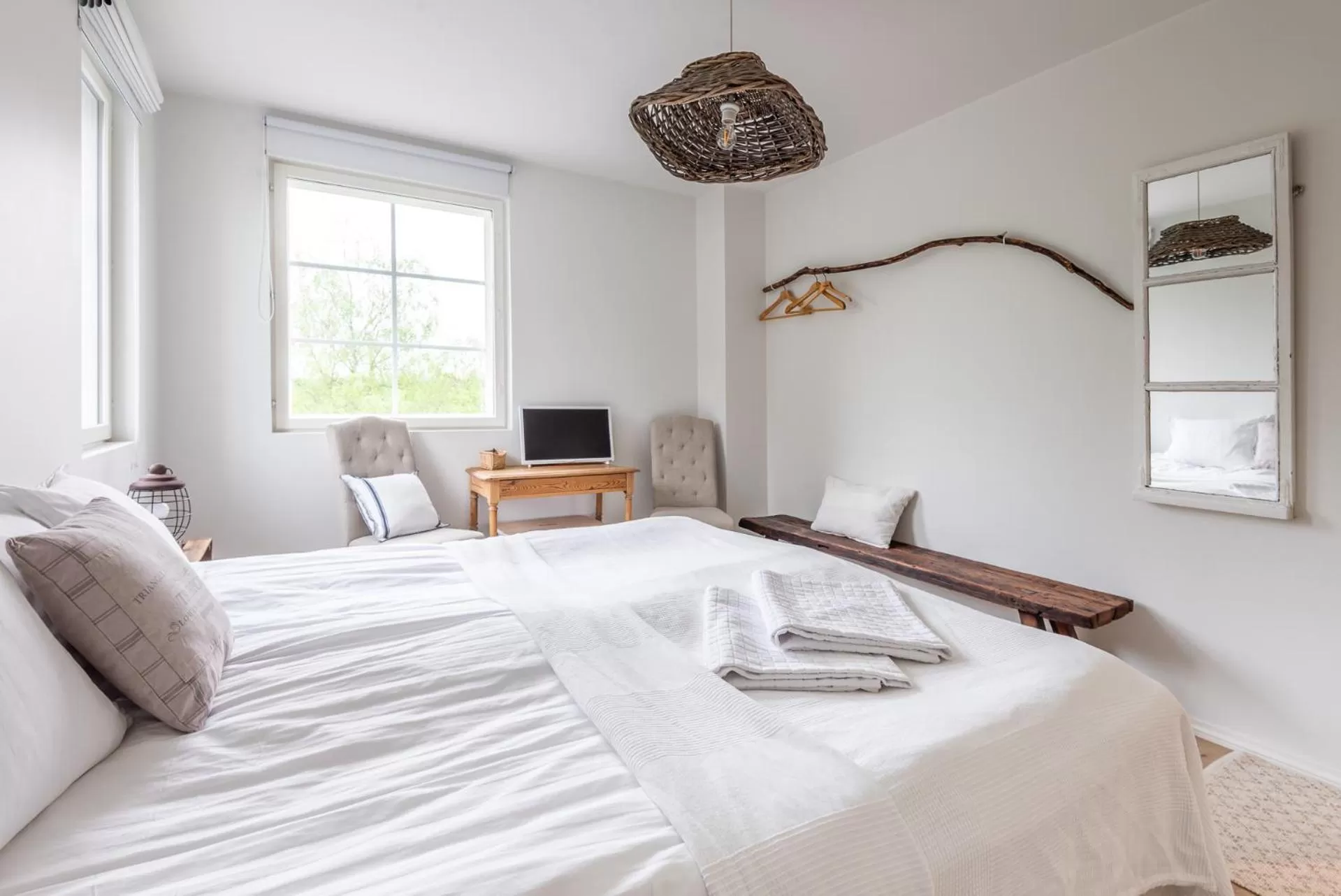 Bed in Villa Jokivarsi Bed & Breakfast