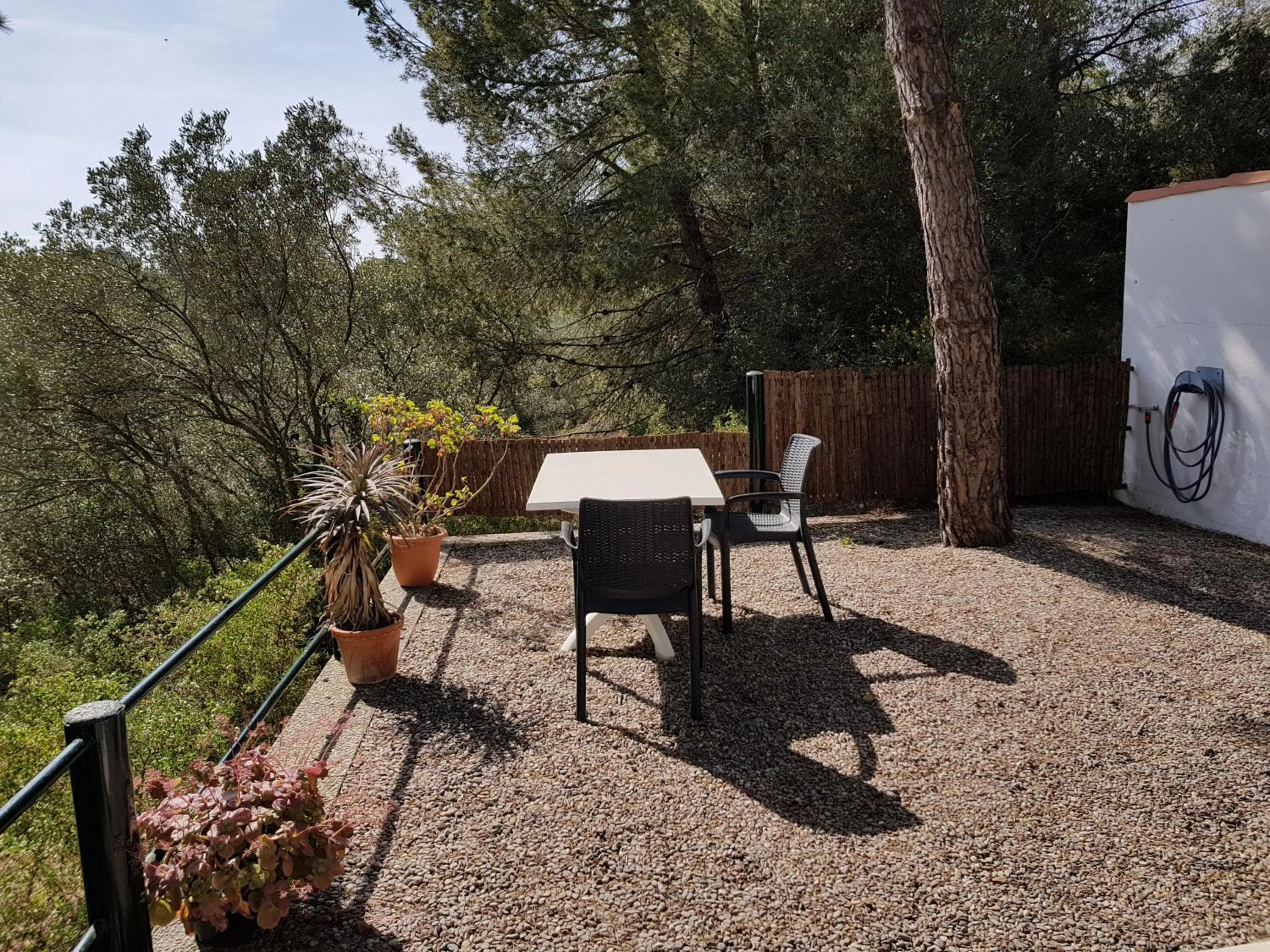 Balcony/Terrace in Hostal Sa Barraca - Adults Only