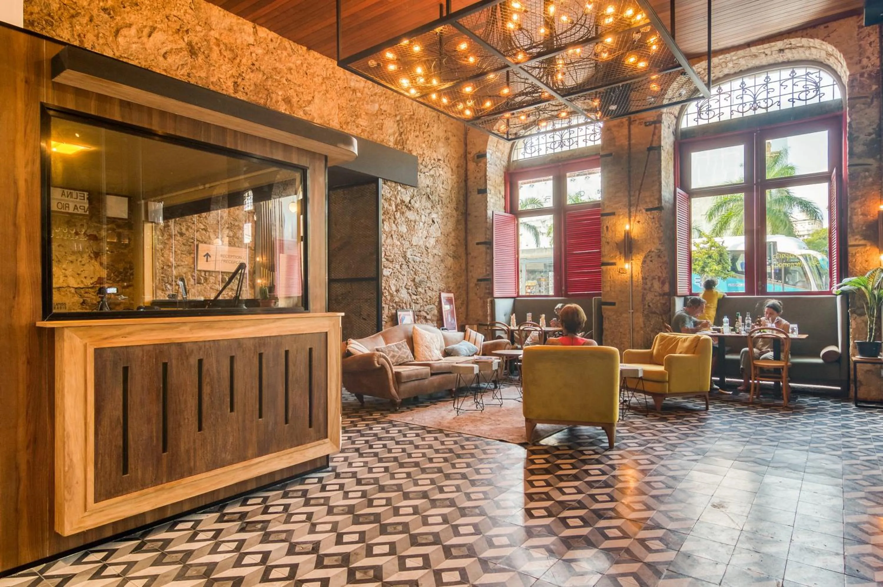 Lobby or reception in Selina Lapa Rio de Janeiro