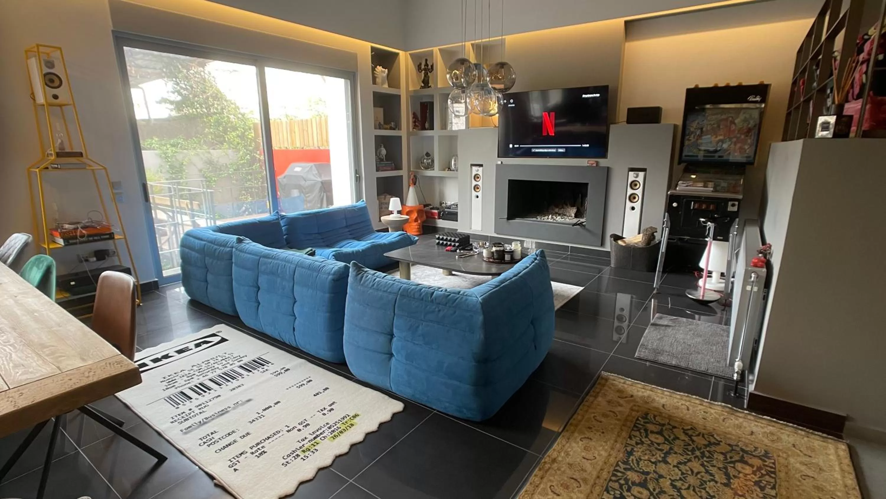 Living room in Bespoke House Athens