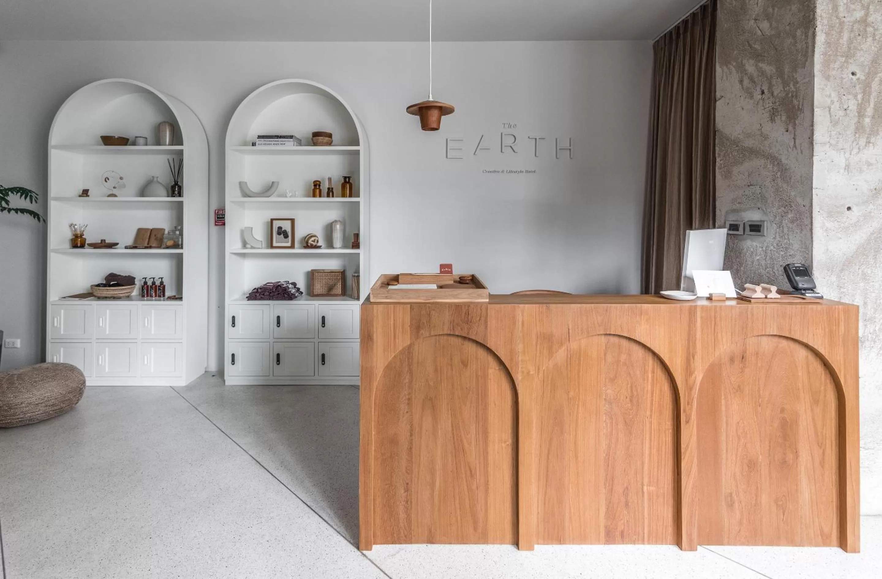 Lobby or reception in The Earth Hotel