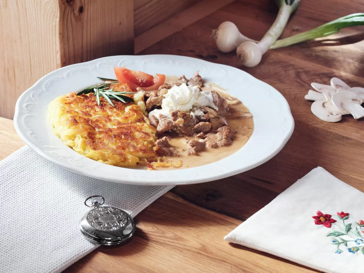 Food and drinks in Gasthaus Hof