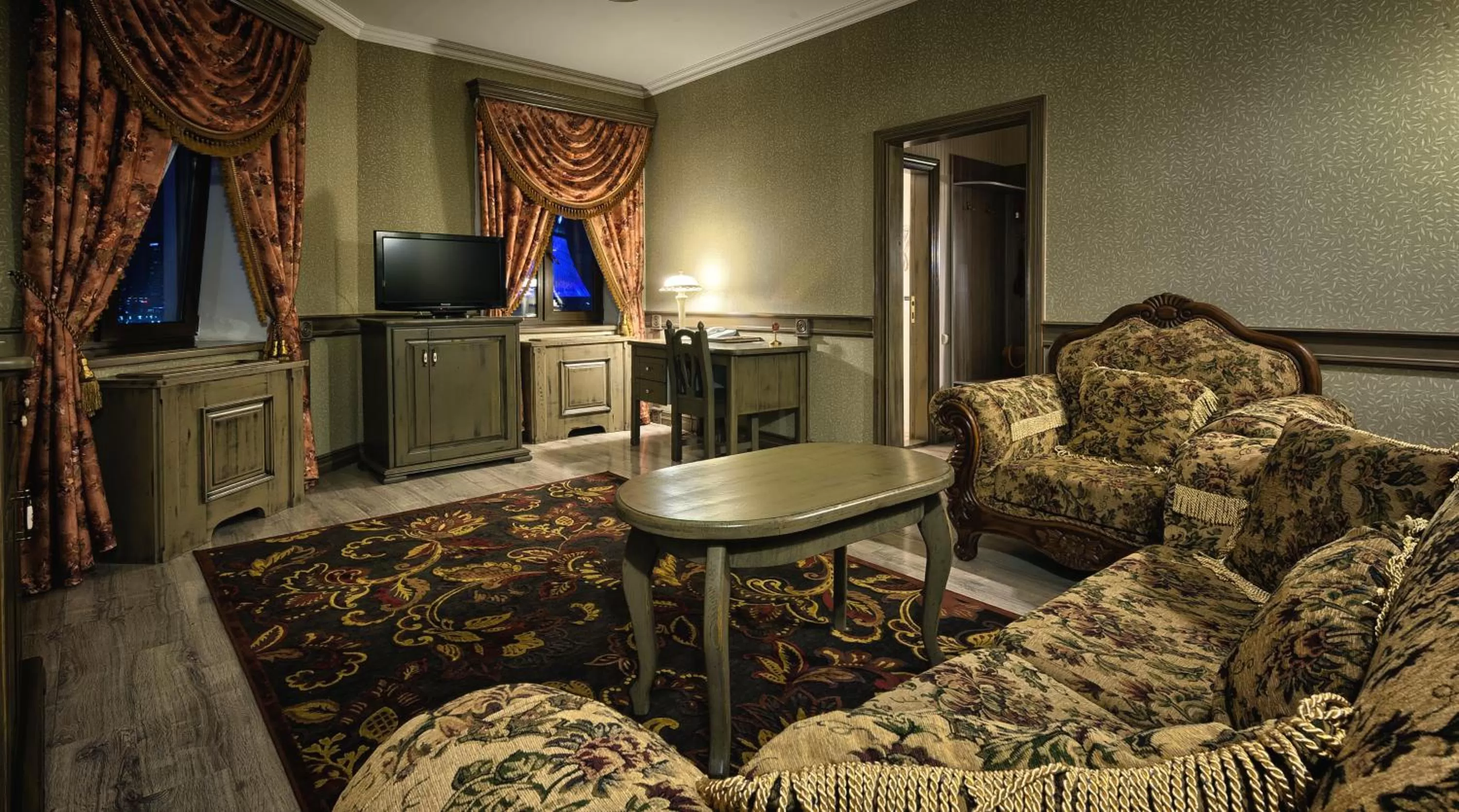 Seating Area in Boutique Hotel Traditional