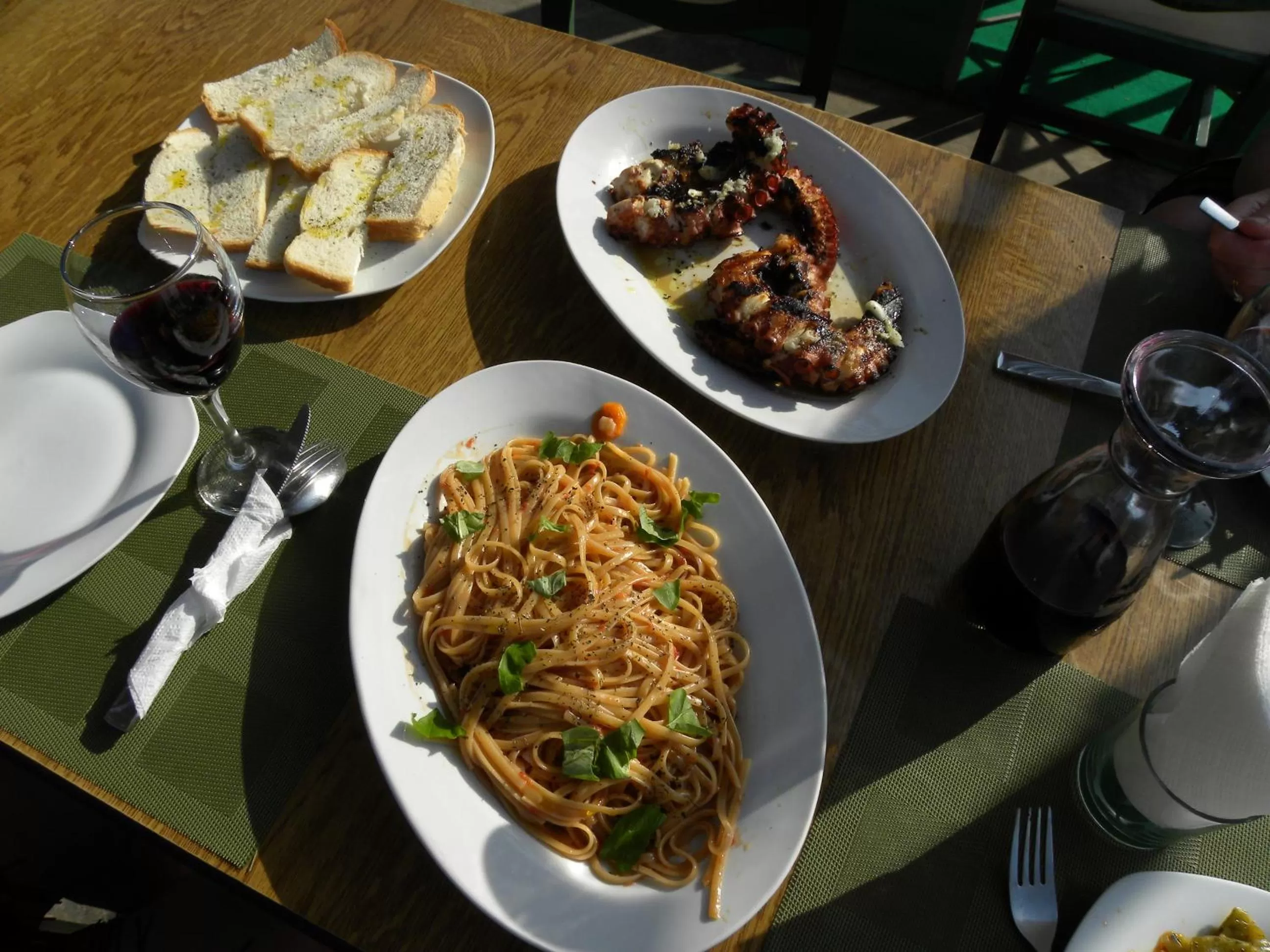 Food close-up, Lunch and Dinner in Maxola's Dream Orikum