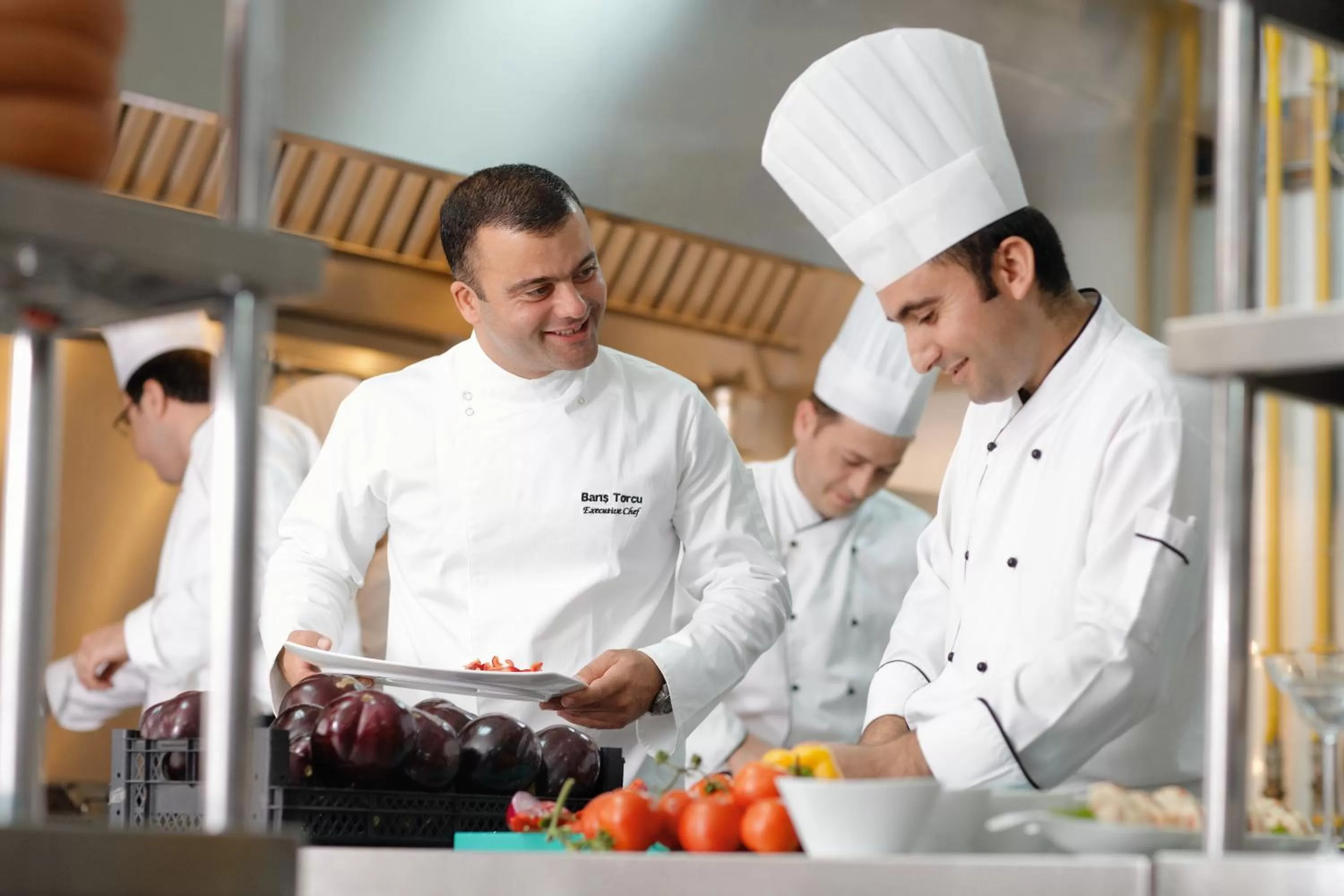 Staff in Mövenpick Hotel Izmir