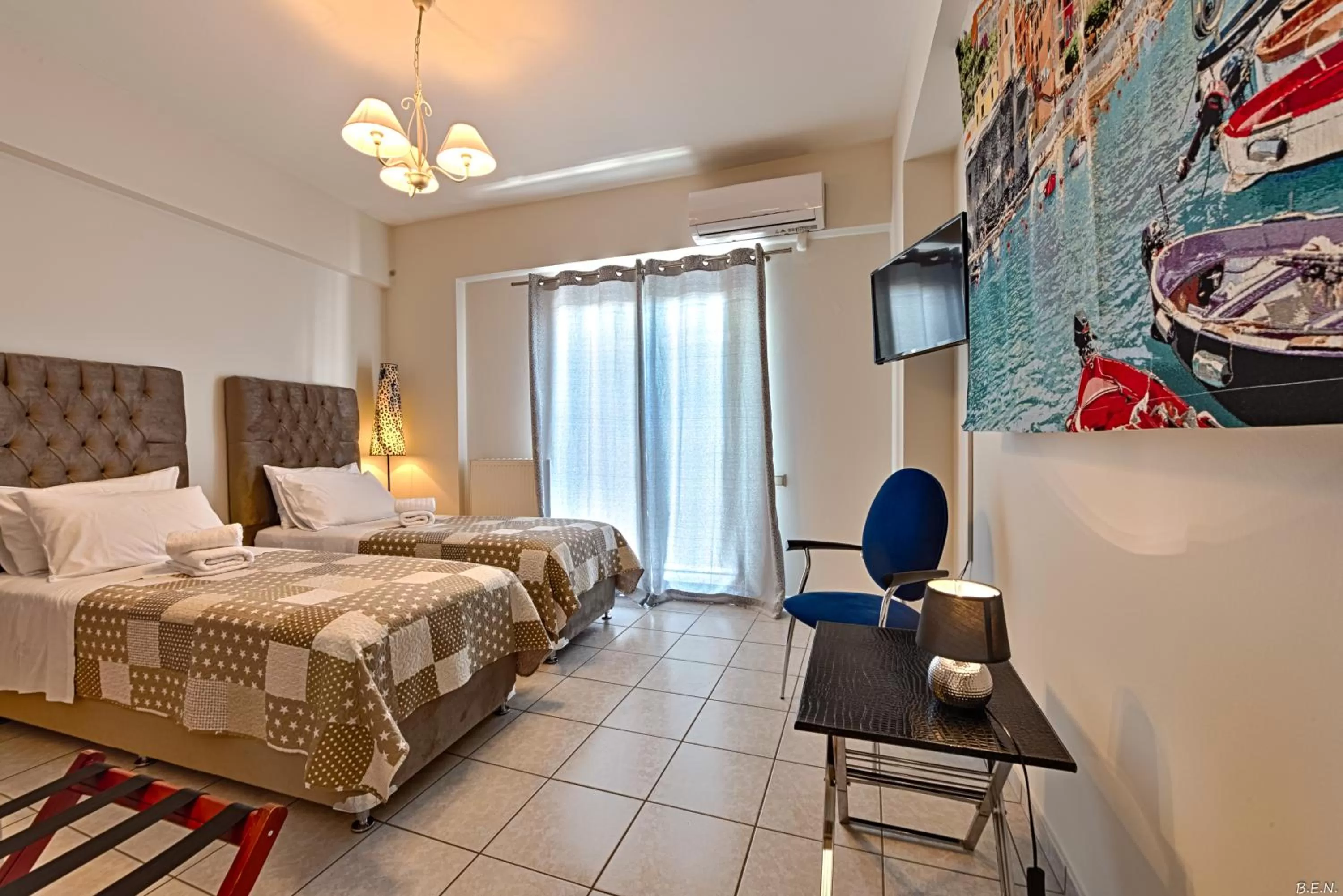 TV and multimedia, Bed in Alexia's Apartments