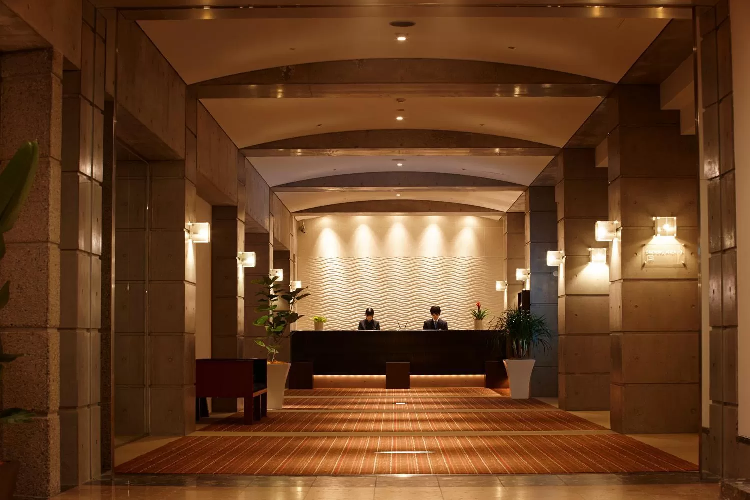 Lobby or reception in The Residential Suites Fukuoka