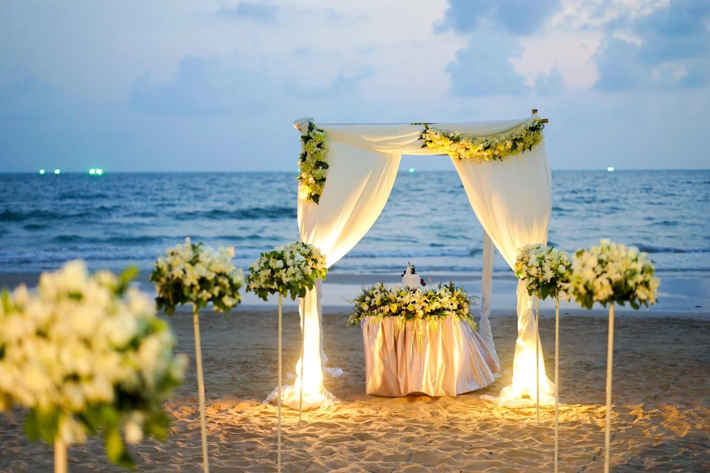 Bird's eye view in Chaolao Tosang Beach Hotel