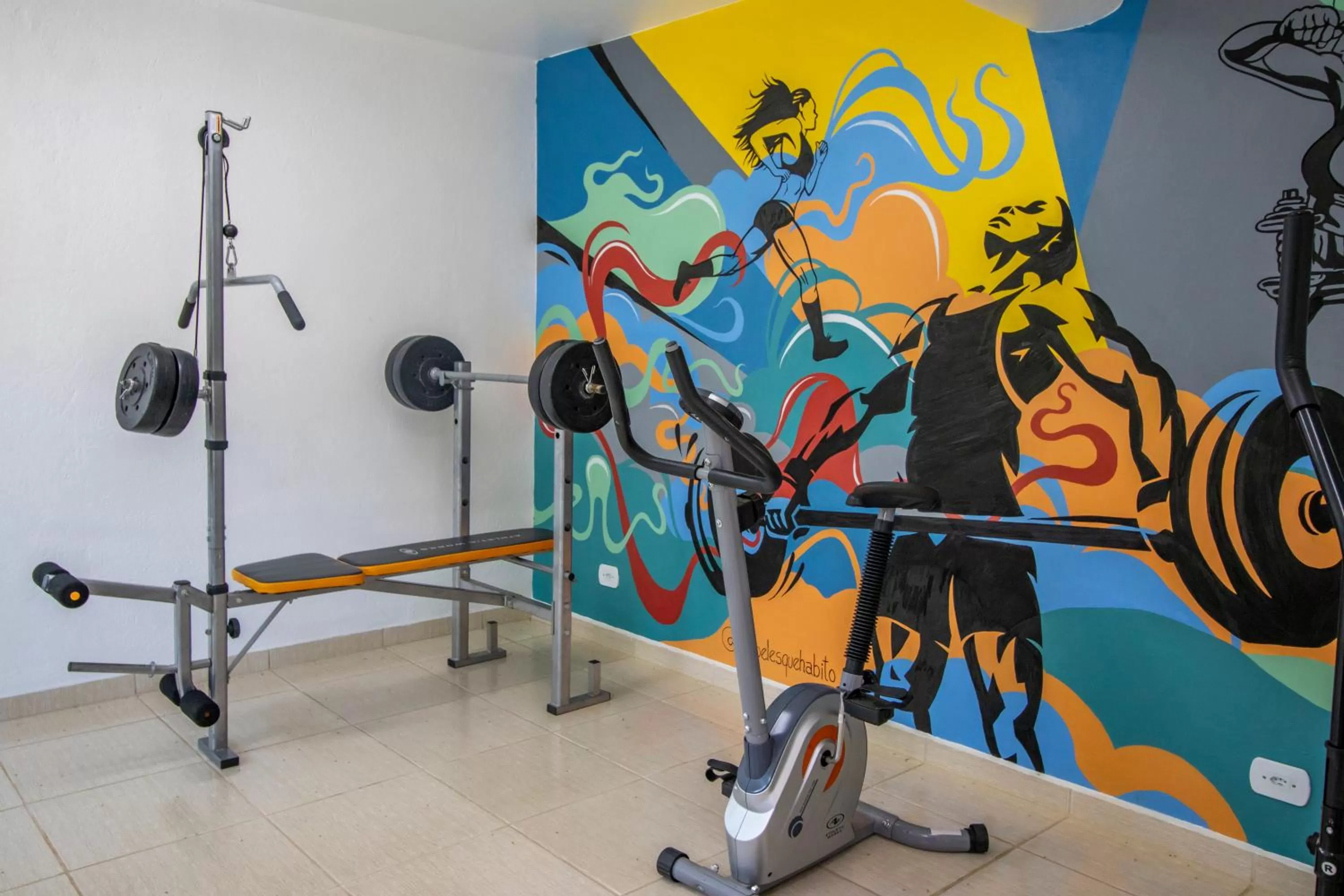 Fitness centre/facilities in Green Village Hotel