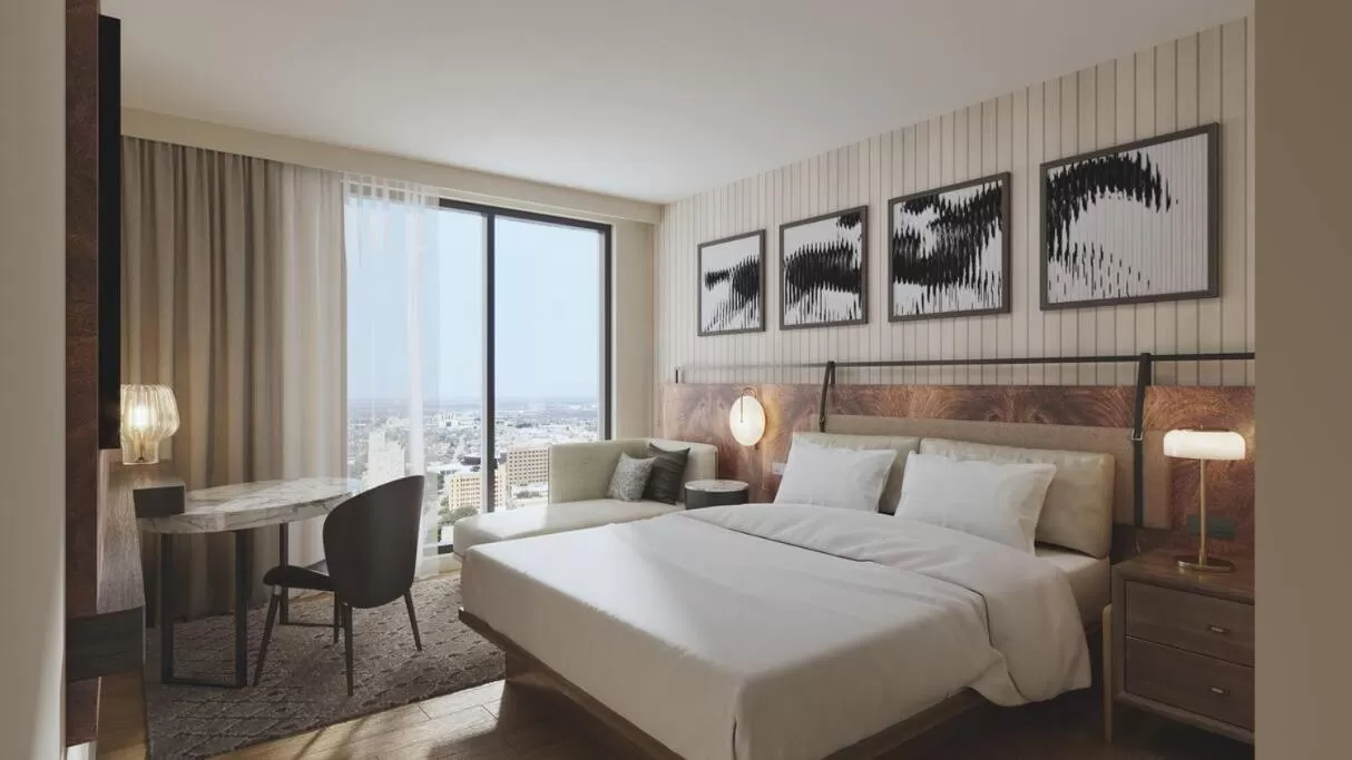 One Bedroom King Suite with Half Bath in Doubletree By Hilton Abilene Downtown Convention Center