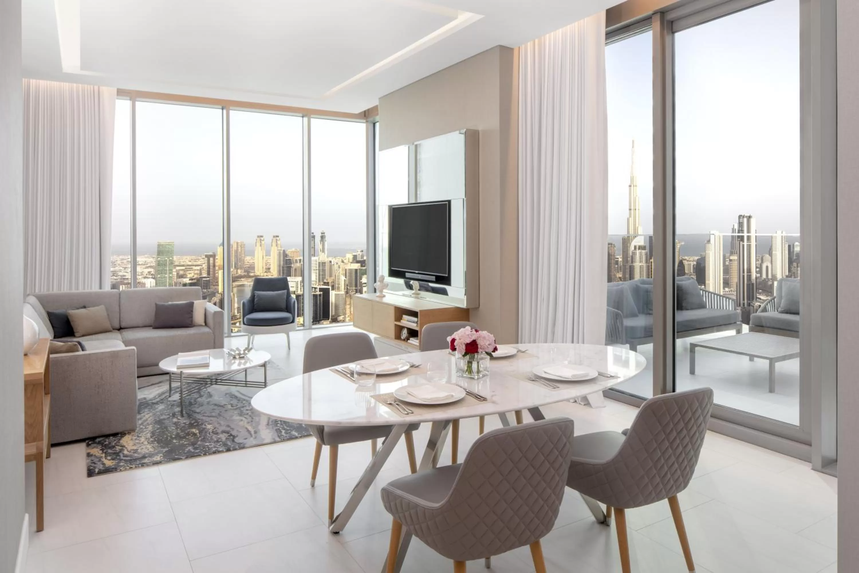 Living room in SLS Dubai Hotel & Residences