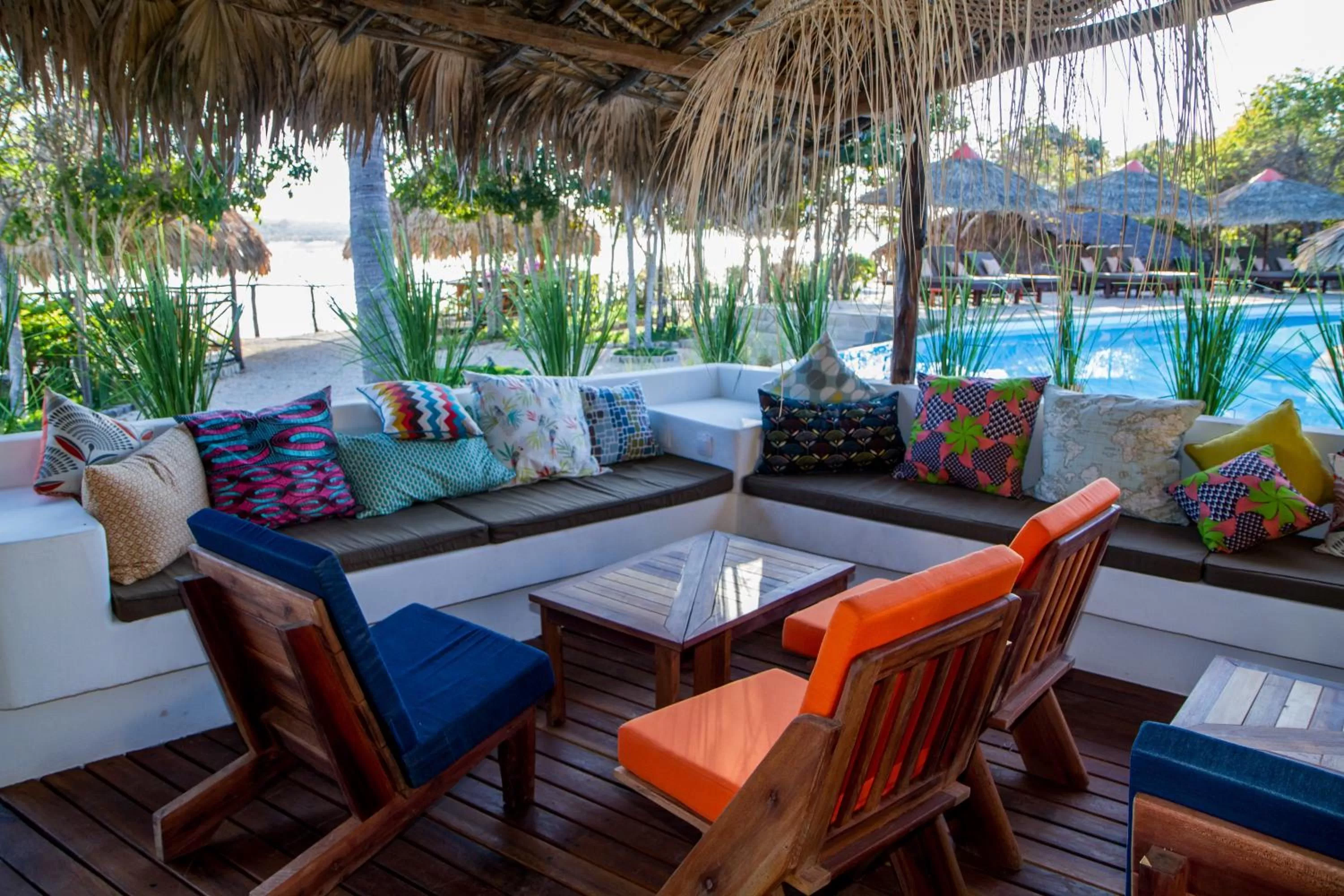 Seating area in Antsanitia Resort